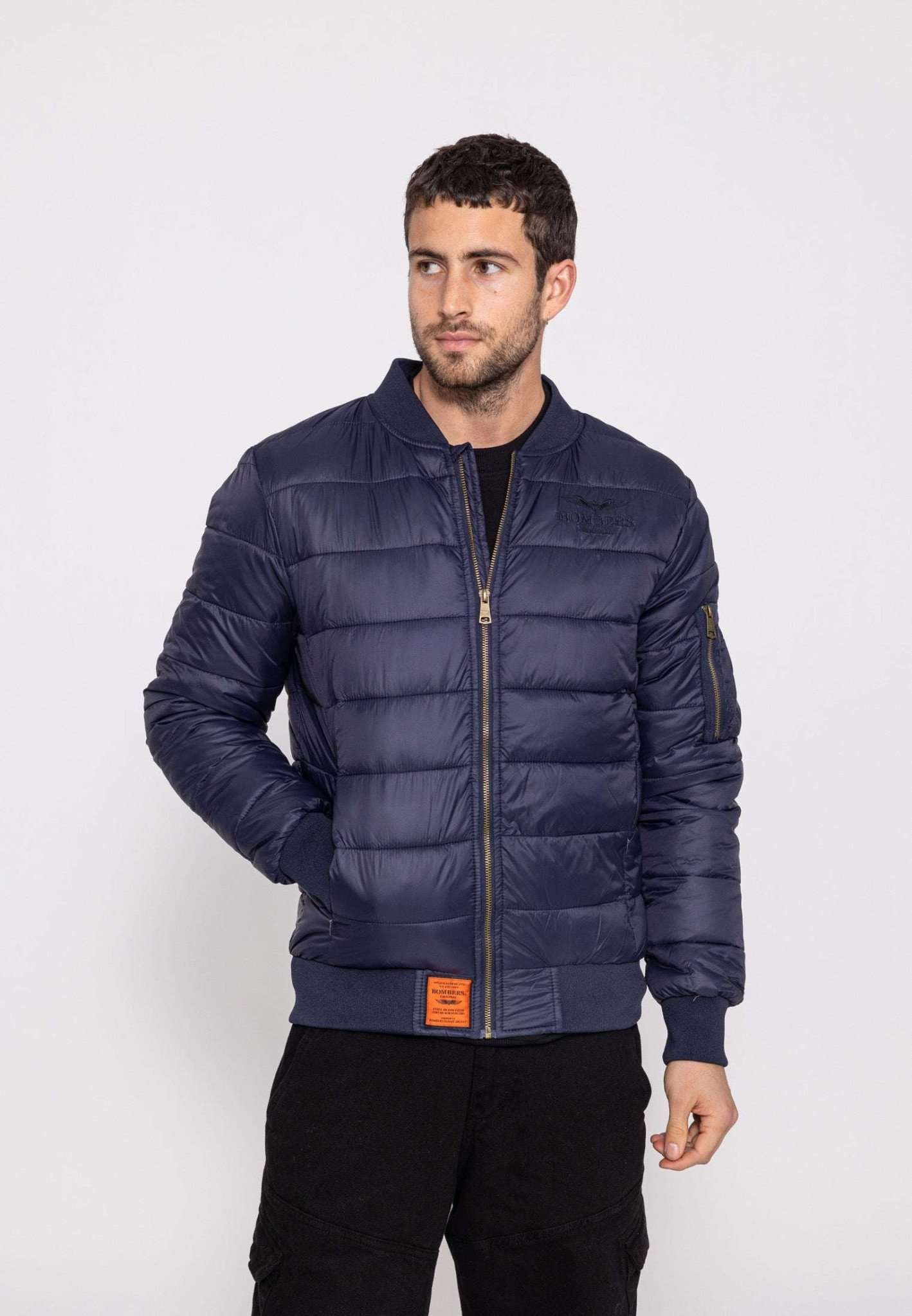 Dallas M down jacket in Navy Jackets Bombers Original   