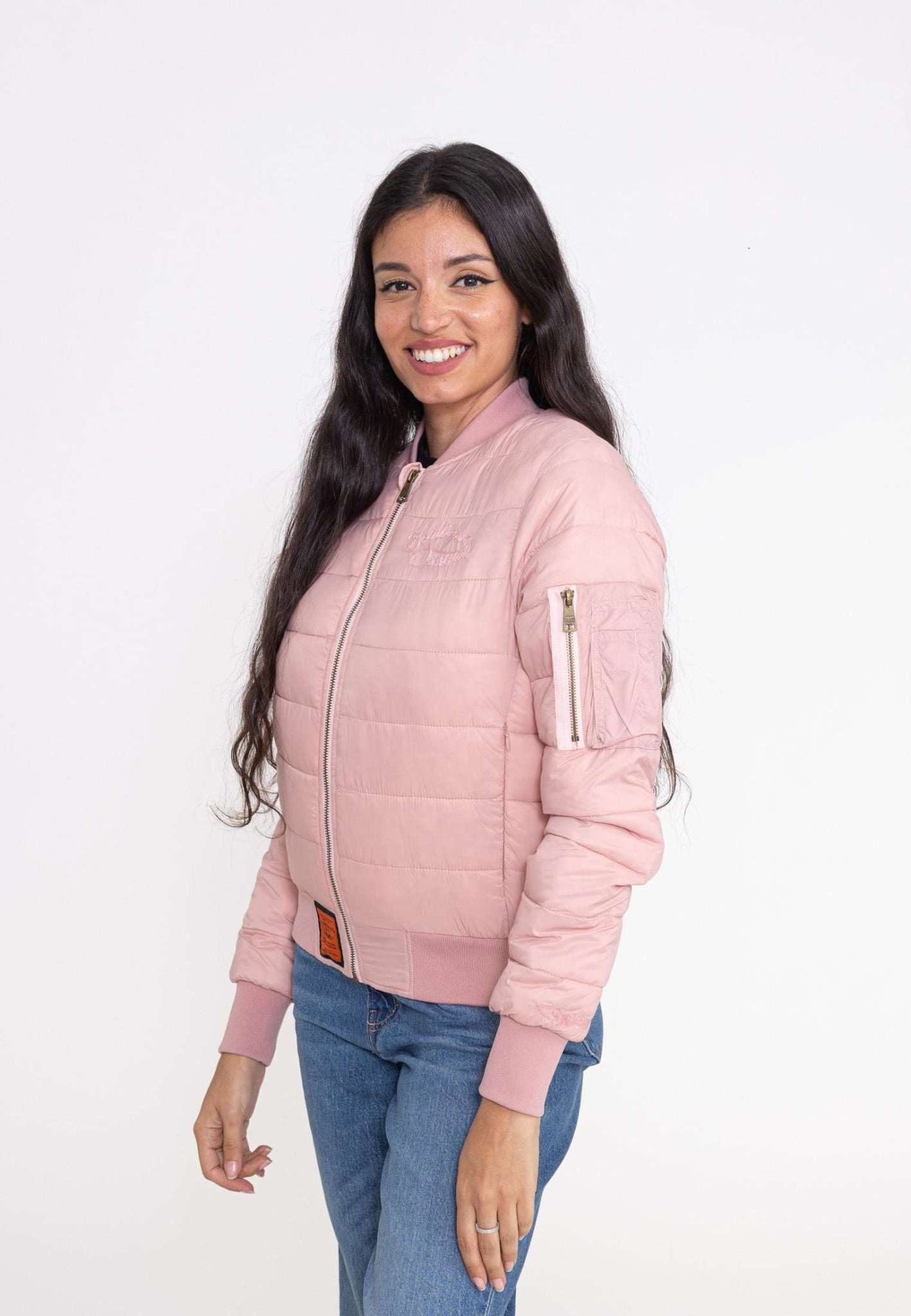 Dallas W down jacket in pink Jackets Bombers Original   