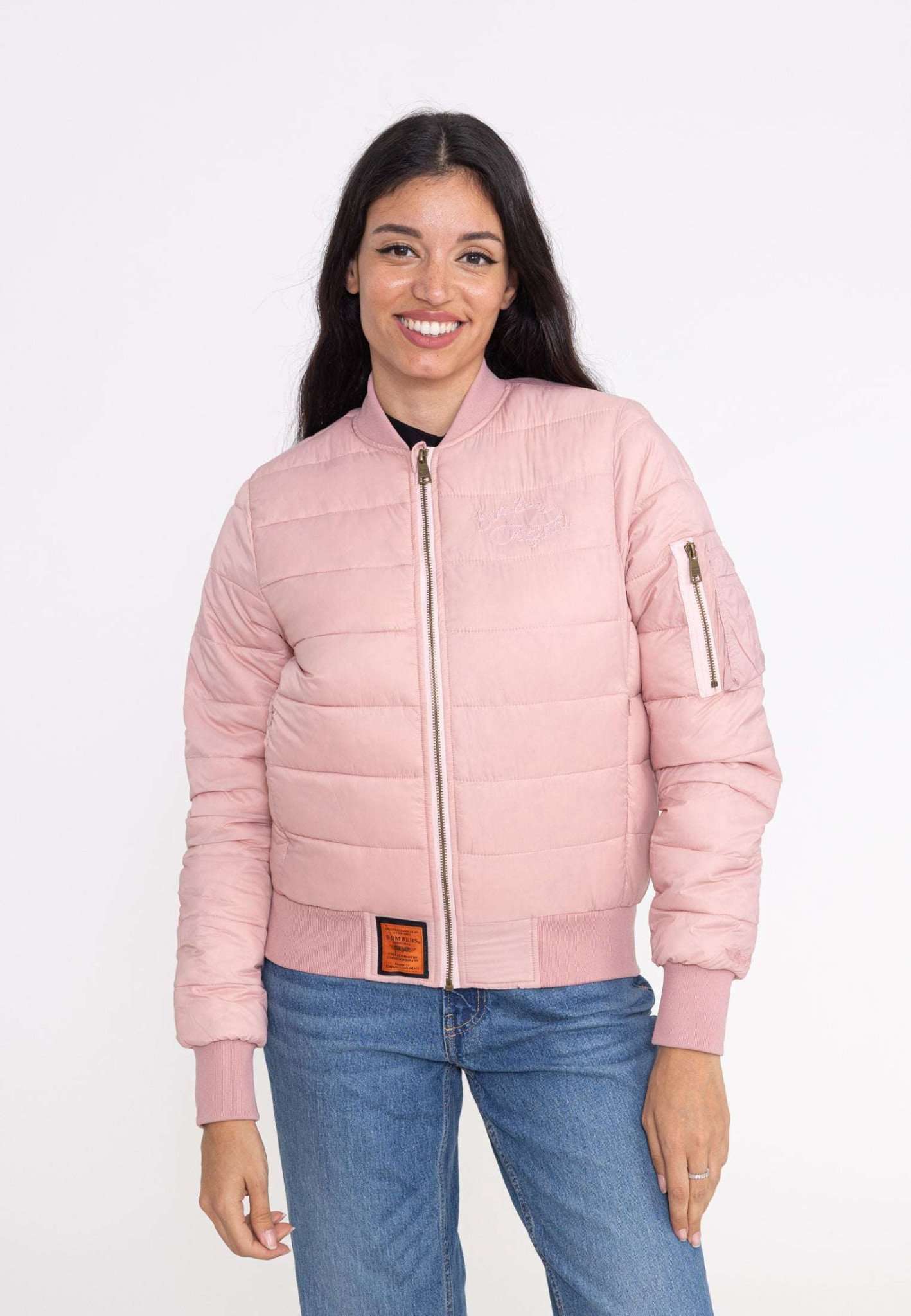 Dallas W down jacket in pink Jackets Bombers Original   