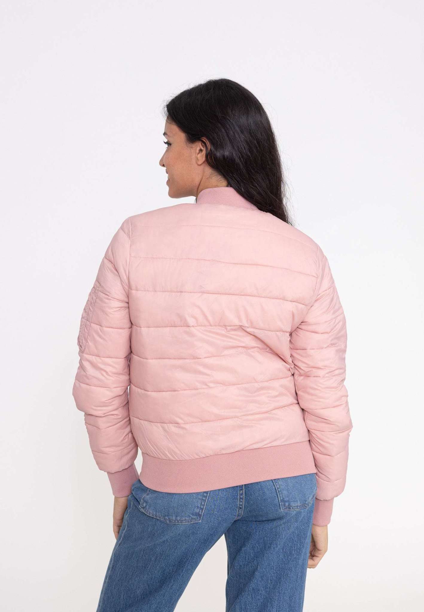 Dallas W down jacket in pink Jackets Bombers Original   