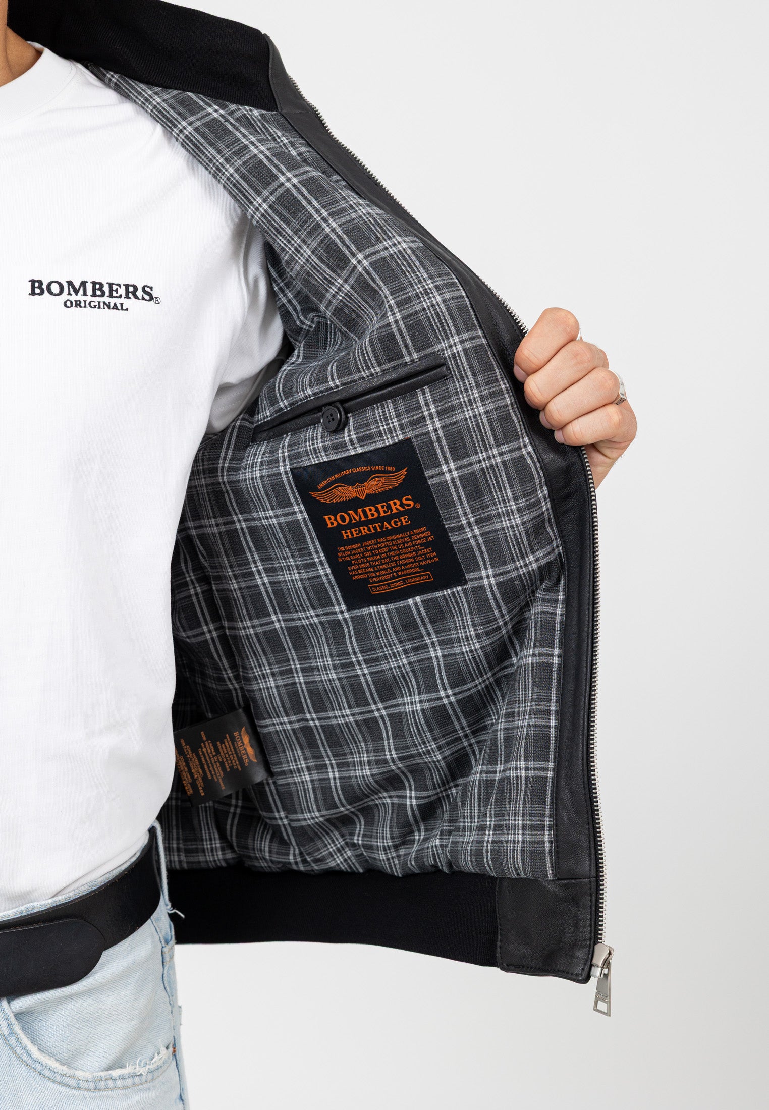 Denver-M in Black Jackets Bombers Original
