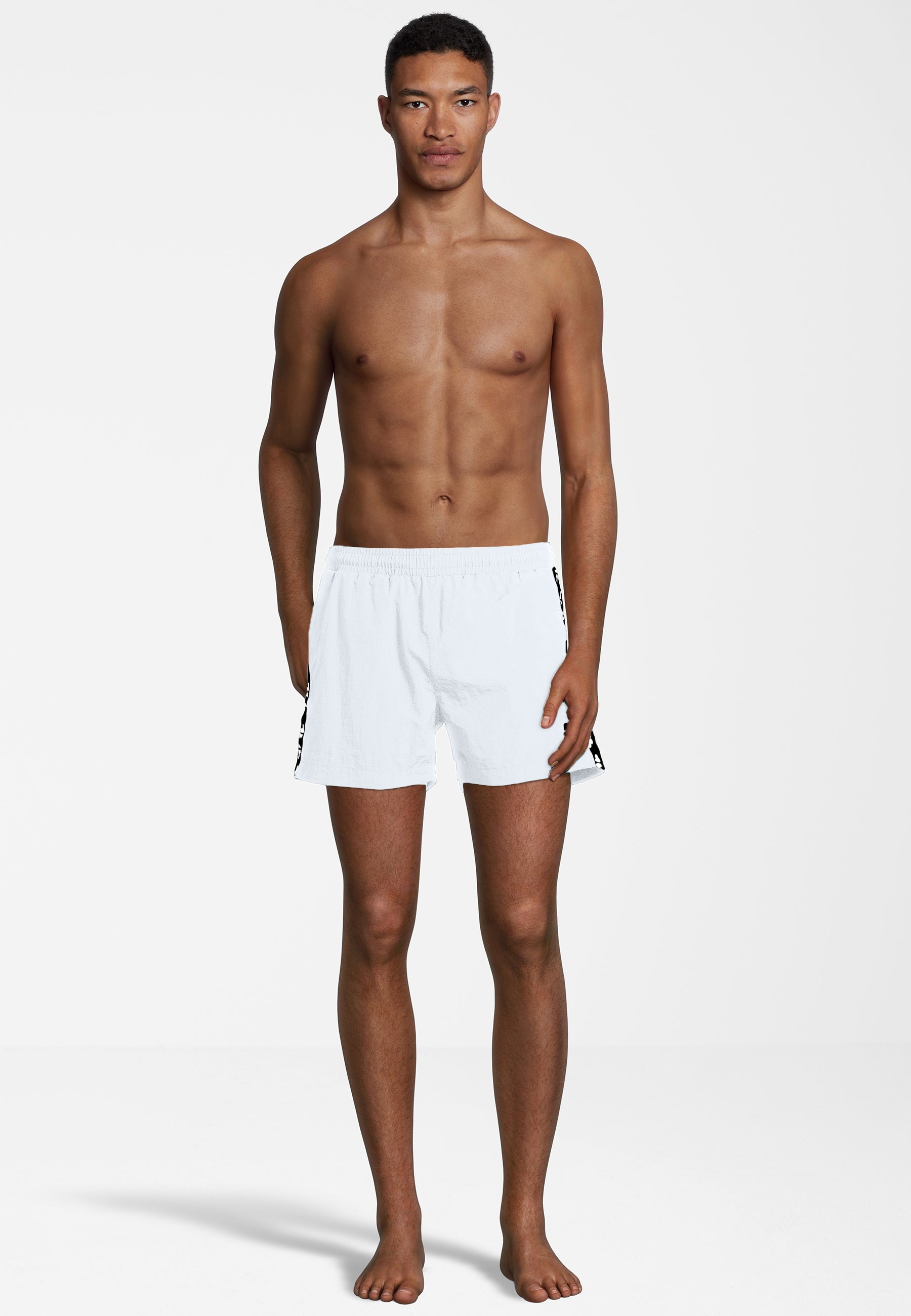 Segrate Beach Shorts in Bright White Swimming Trunks Fila   