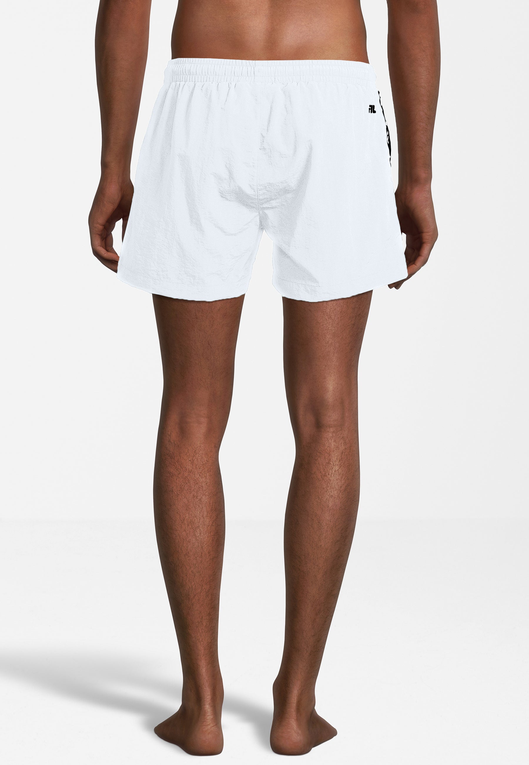 Segrate Beach Shorts in Bright White Swimming Trunks Fila   