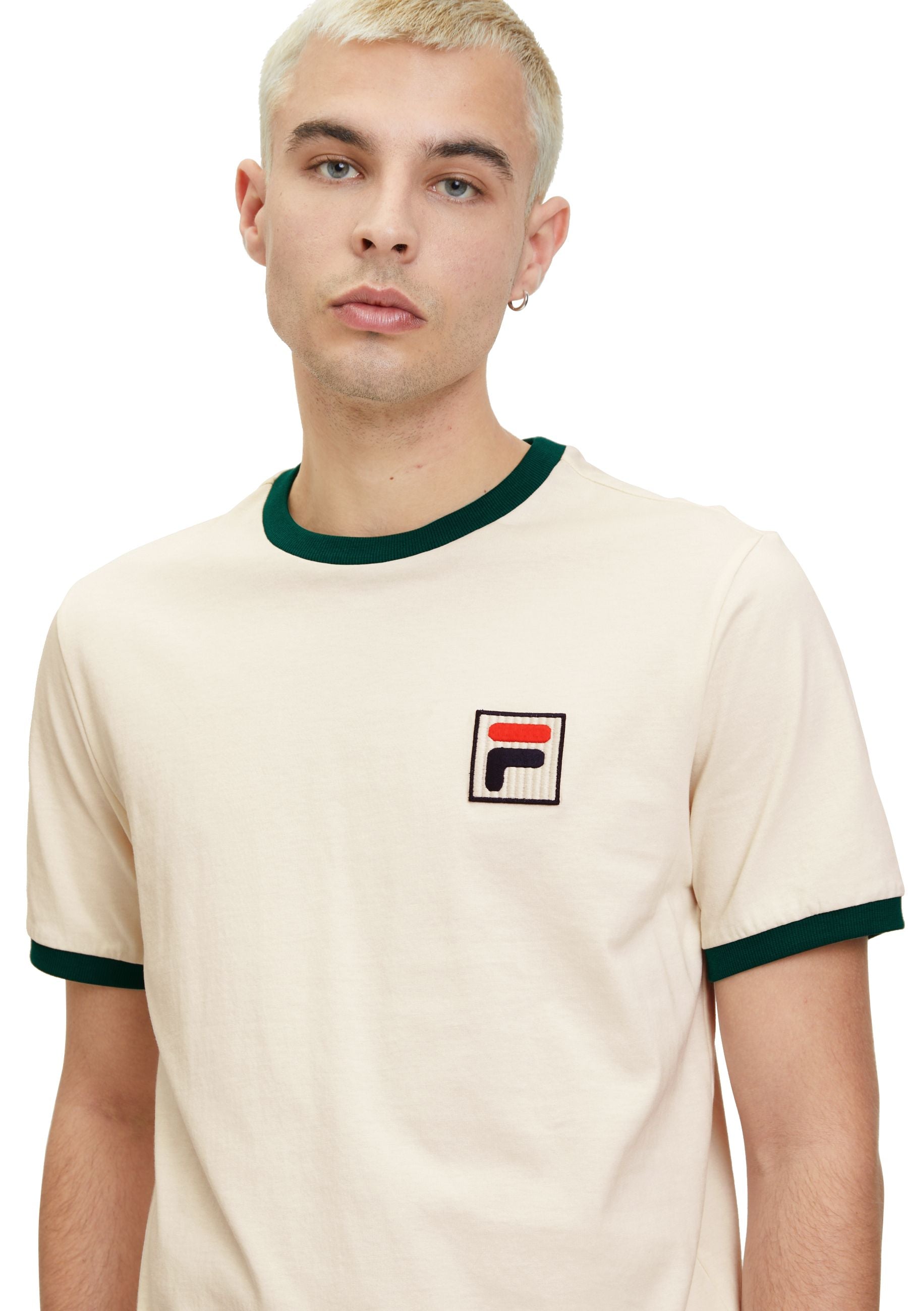 Laz Tee in Antique White Aventurine T-Shirts Fila   