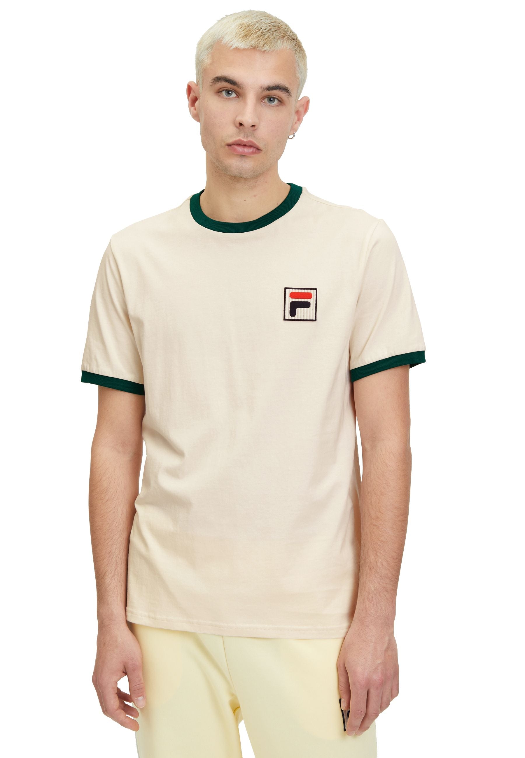 Laz Tee in Antique White Aventurine T-Shirts Fila   