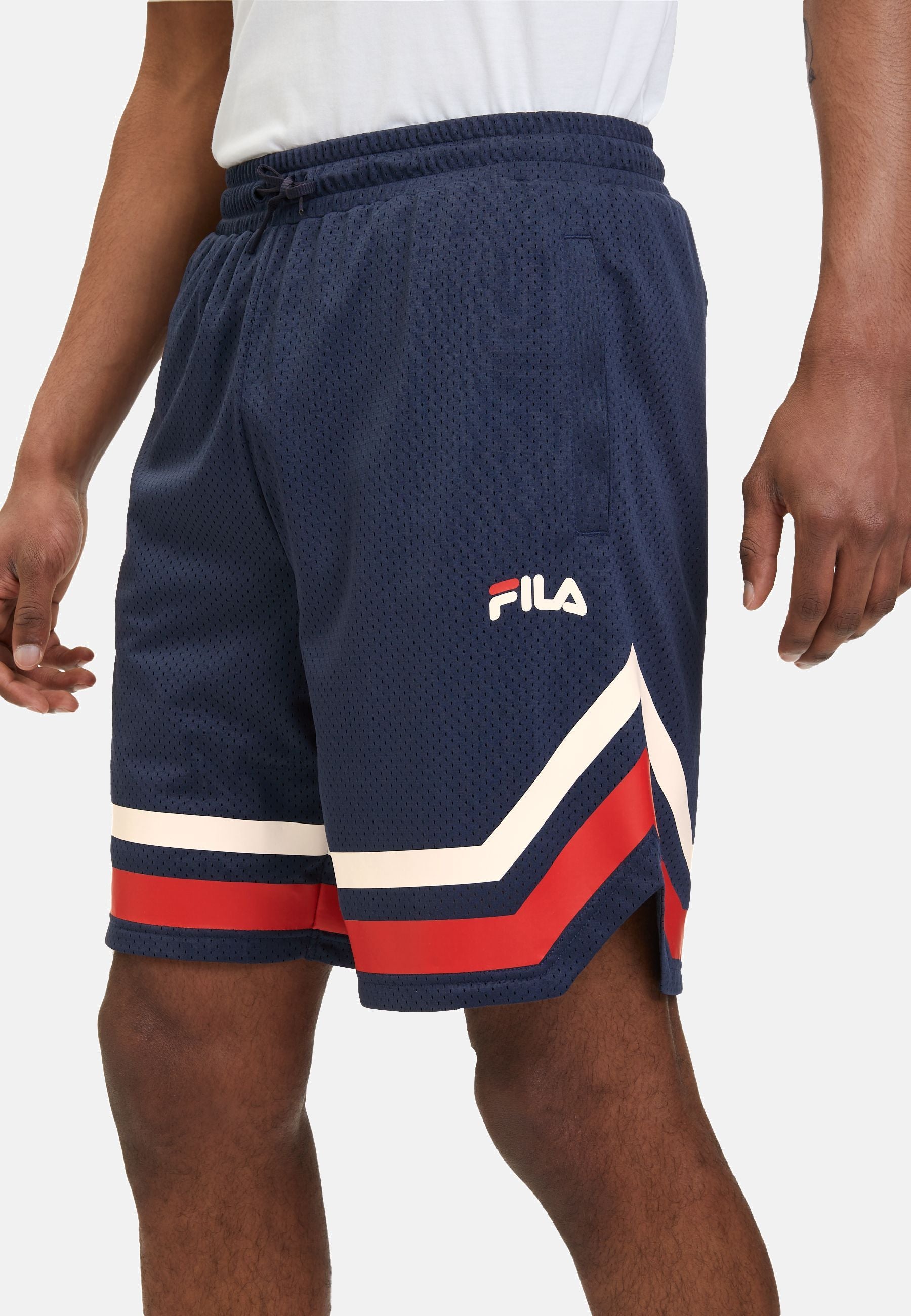 Lashio Baseball Shorts in Black Iris Shorts Fila   