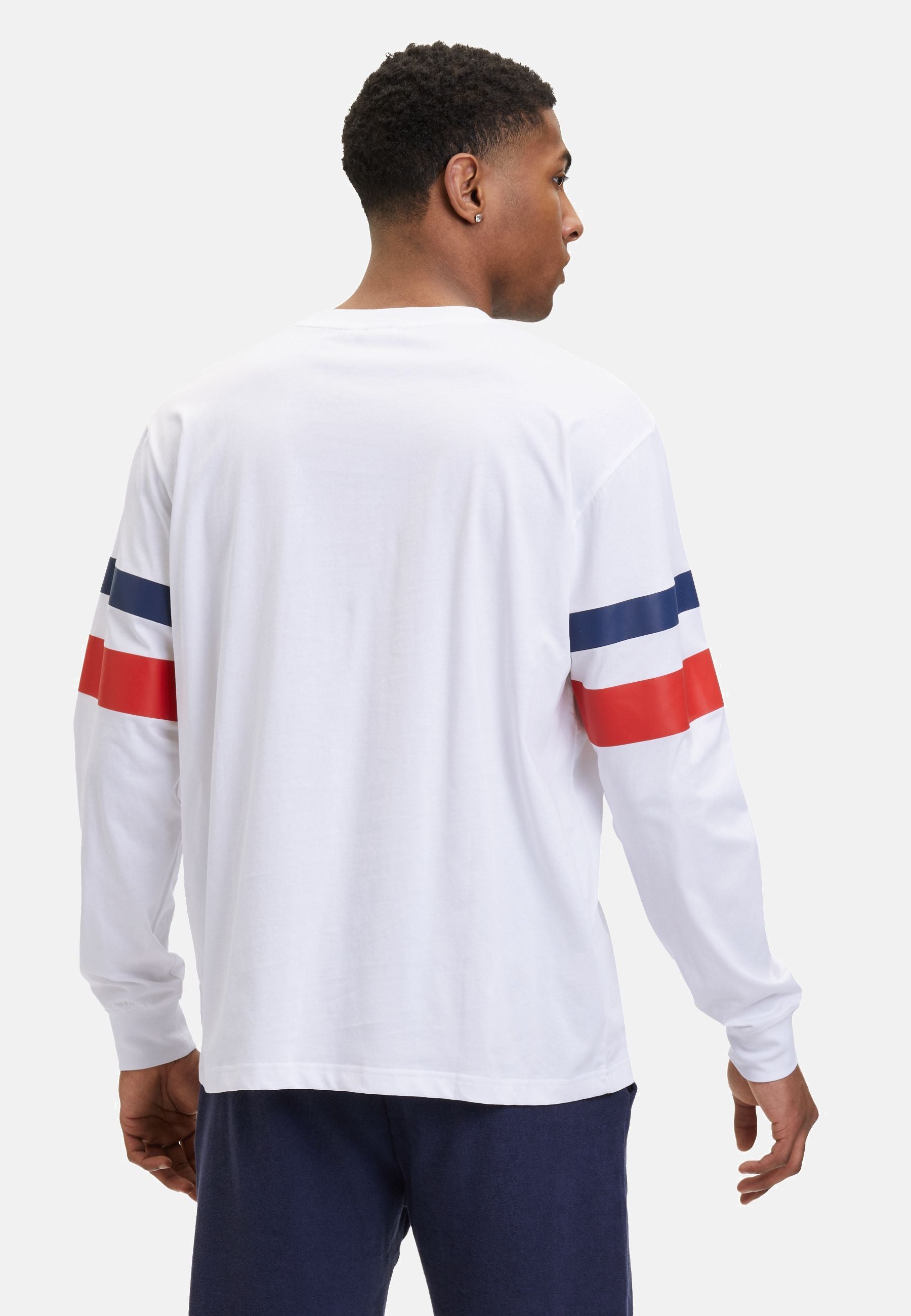 Luohe Oversized Crew Sweat in Bright White Sweatshirts Fila   