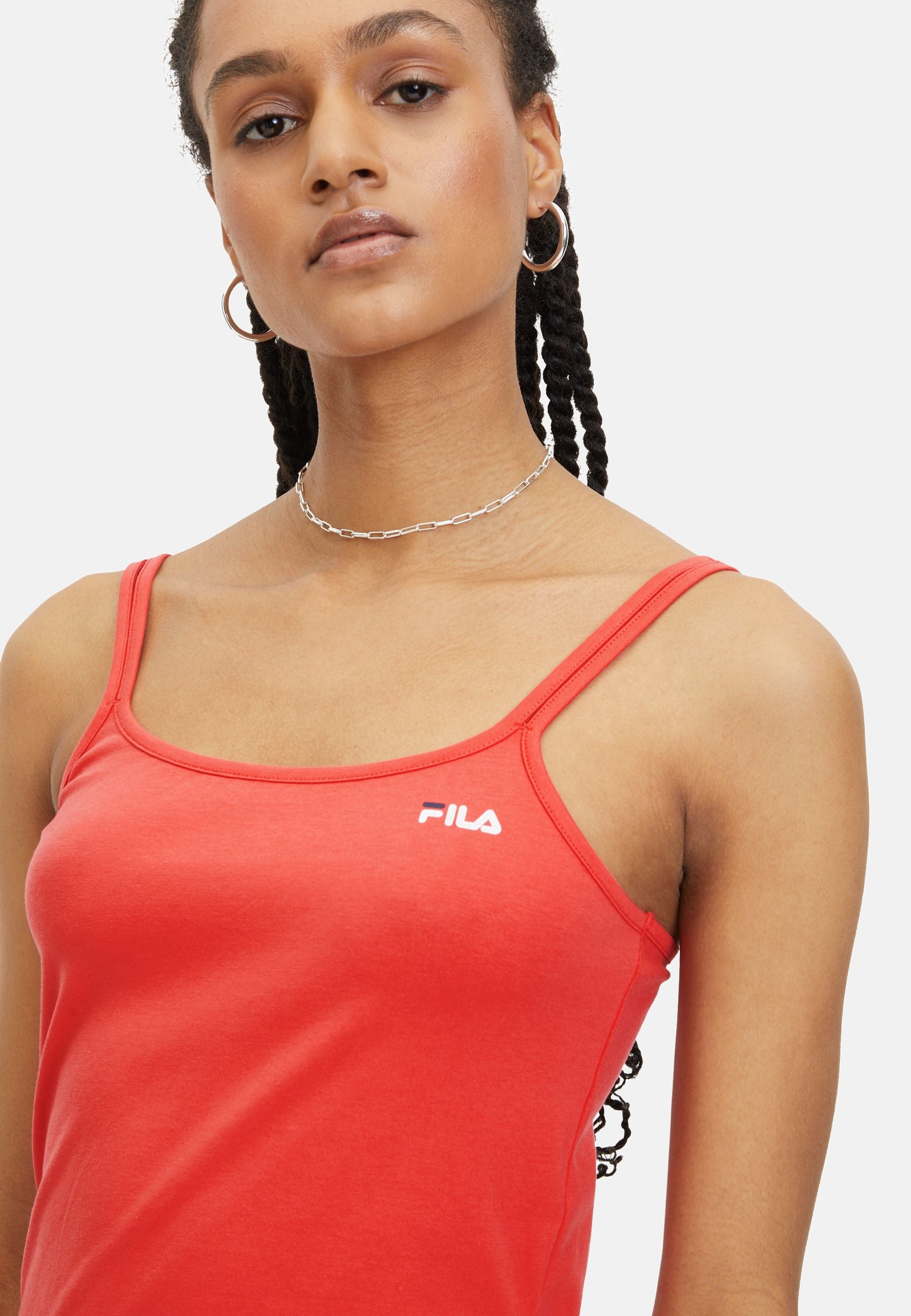 Brillon Spagetti Strap Dress in Cayenne Dresses Fila   