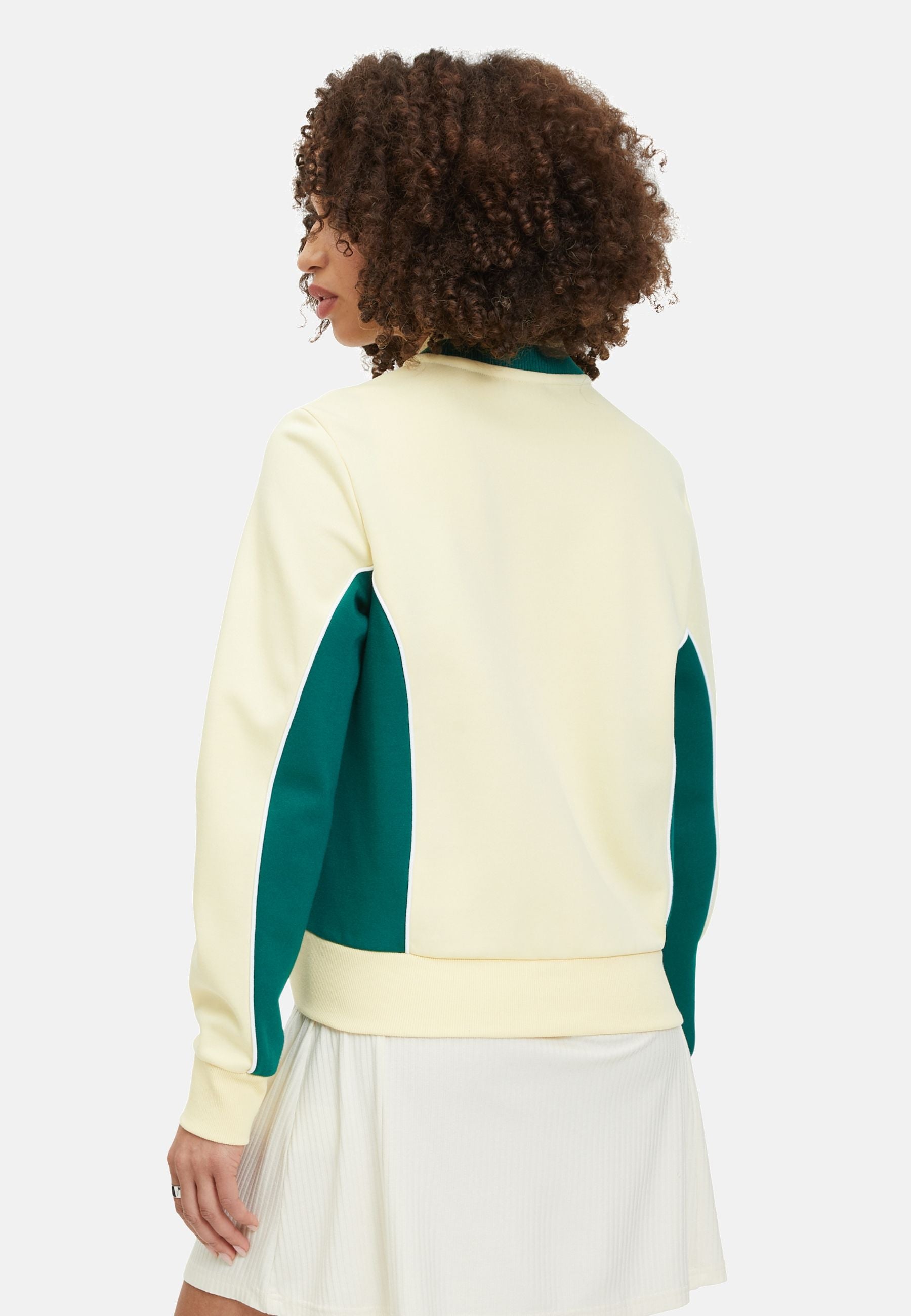 Laiben Track Jacket in French Vanilla Aventurine Jackets Fila   