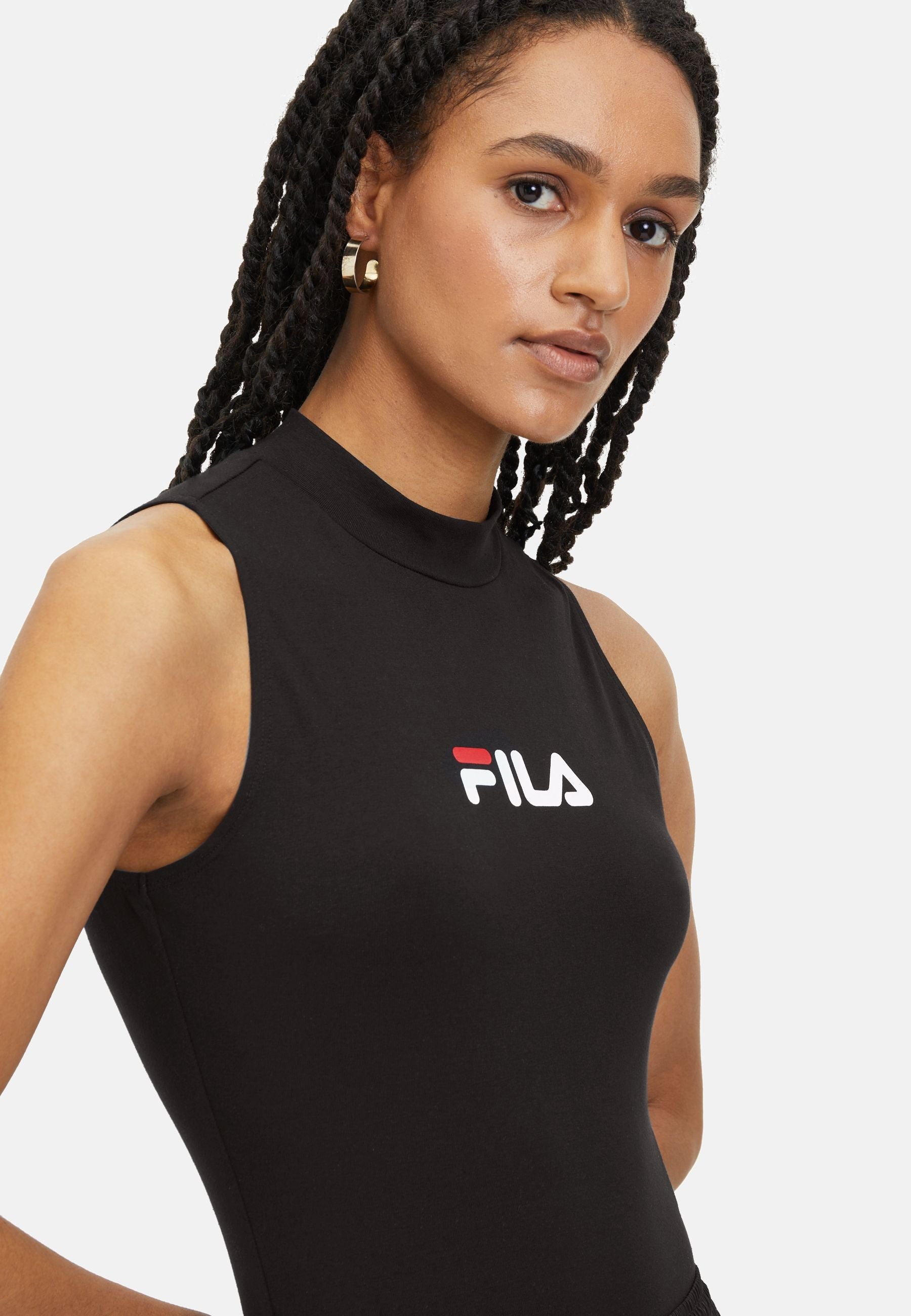 Limeira Sleeveless Body in Black T-Shirts Fila   