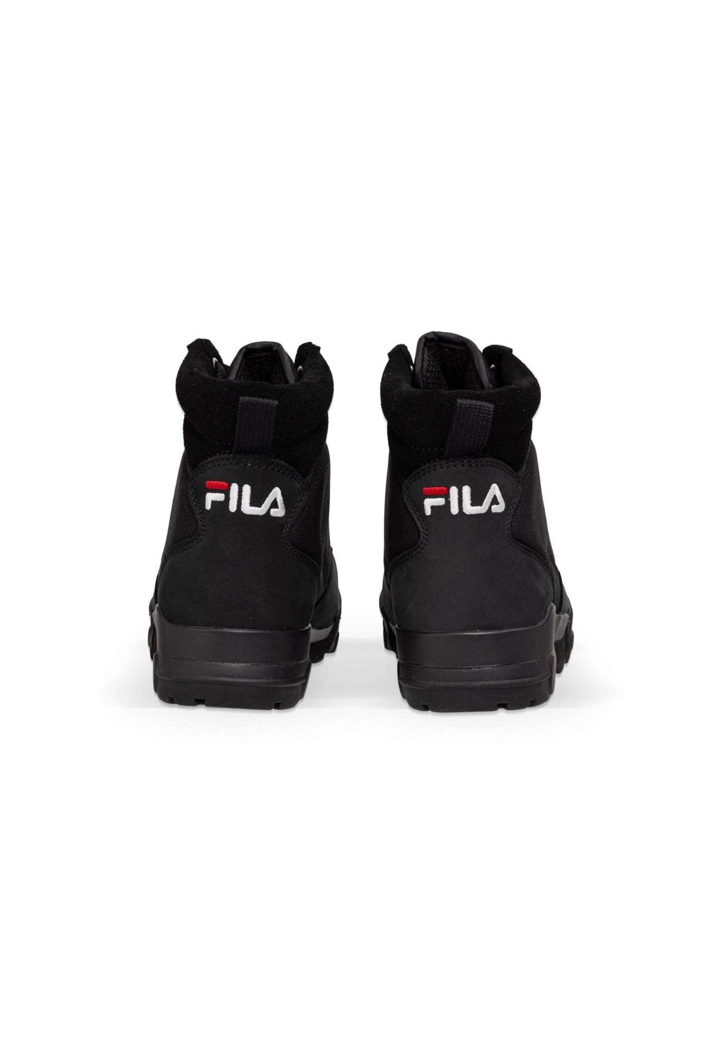 Grunge II Mid in Black lace-up ankle boots Fila   