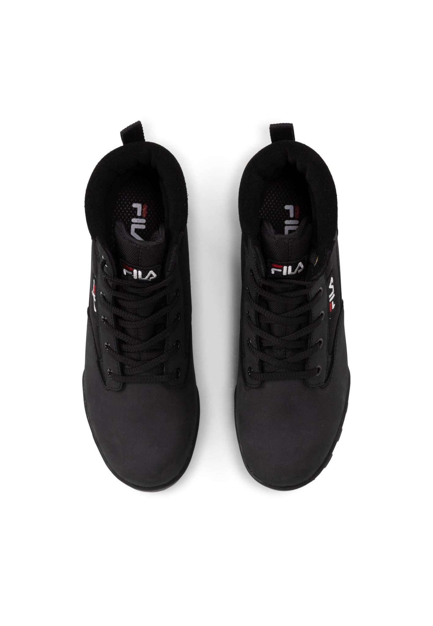 Grunge II Mid in Black lace-up ankle boots Fila   