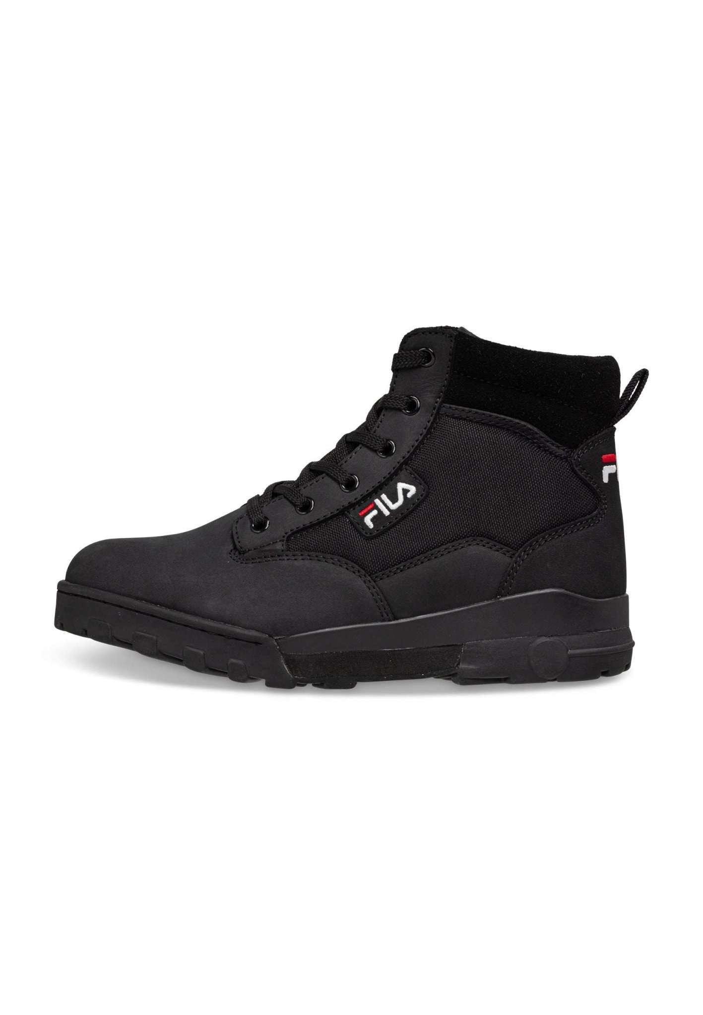 Grunge II Mid in Black lace-up ankle boots Fila   