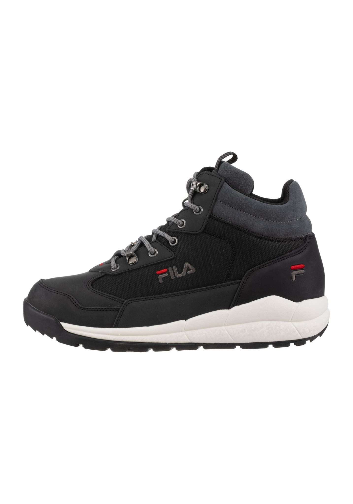 Alpha in Black-Castlerock lace-up ankle boots Fila   