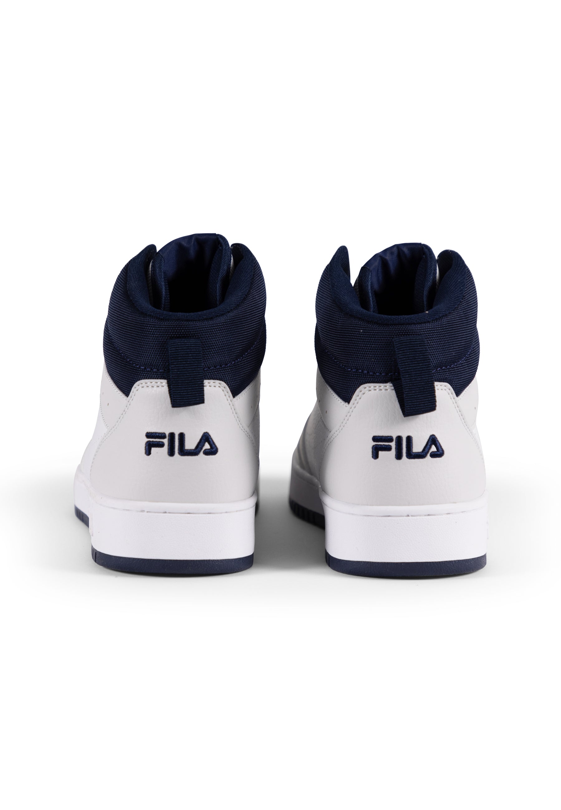 Rega Mid in White-Fila Navy Sneakers Fila   