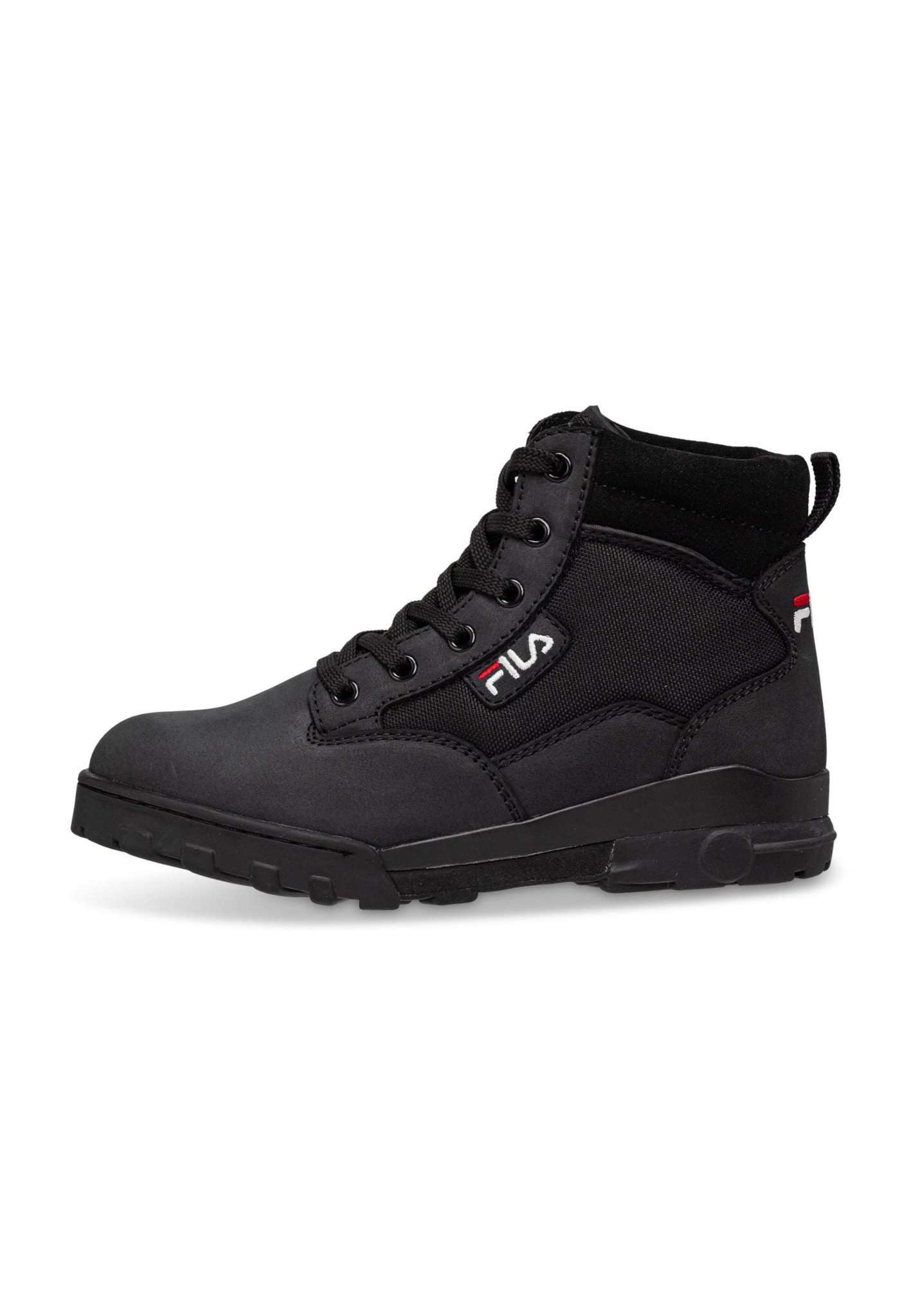 Grunge II Mid Wmn in Black Lace-up ankle boots Fila   