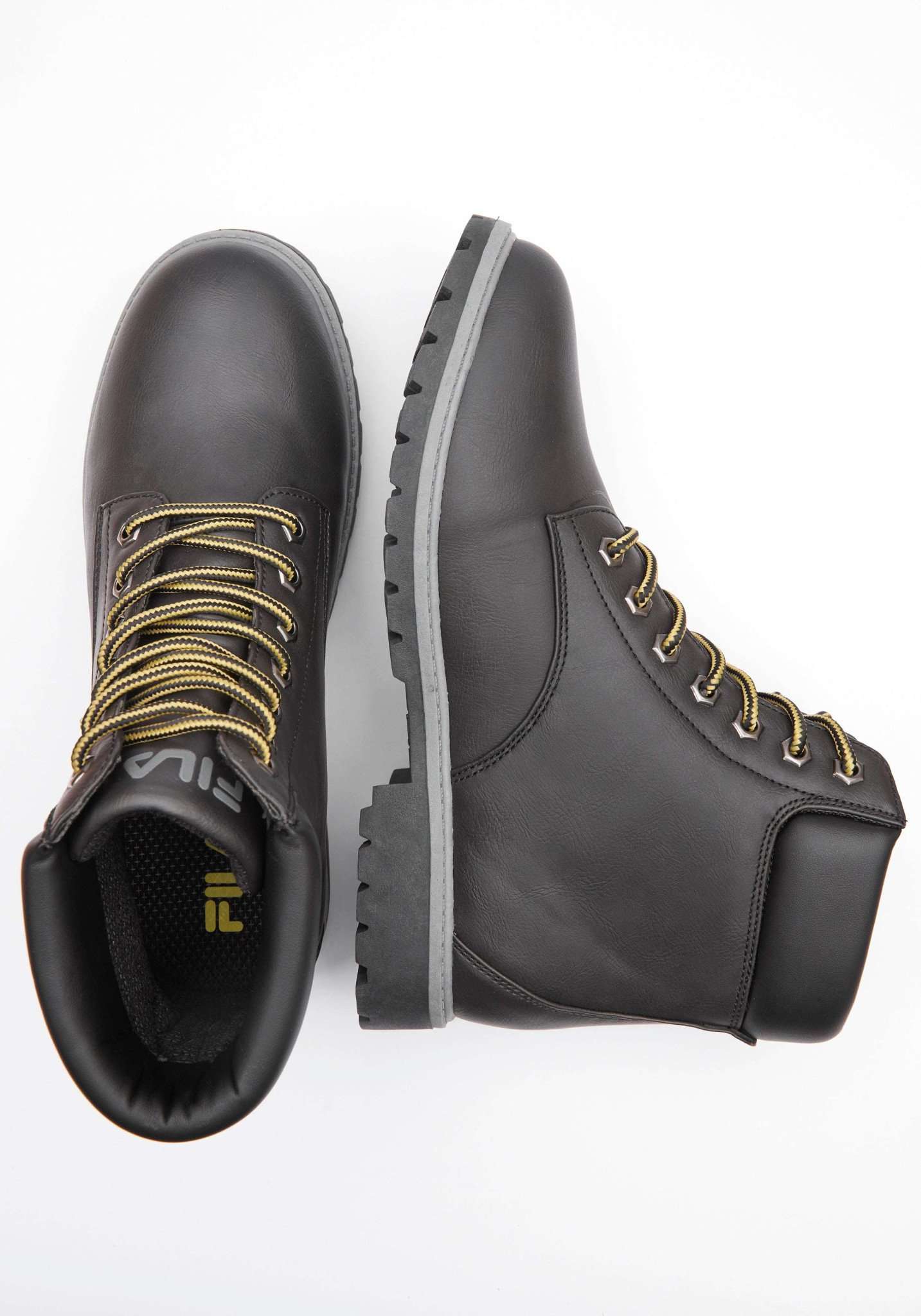 Fila maverick mid black best sale