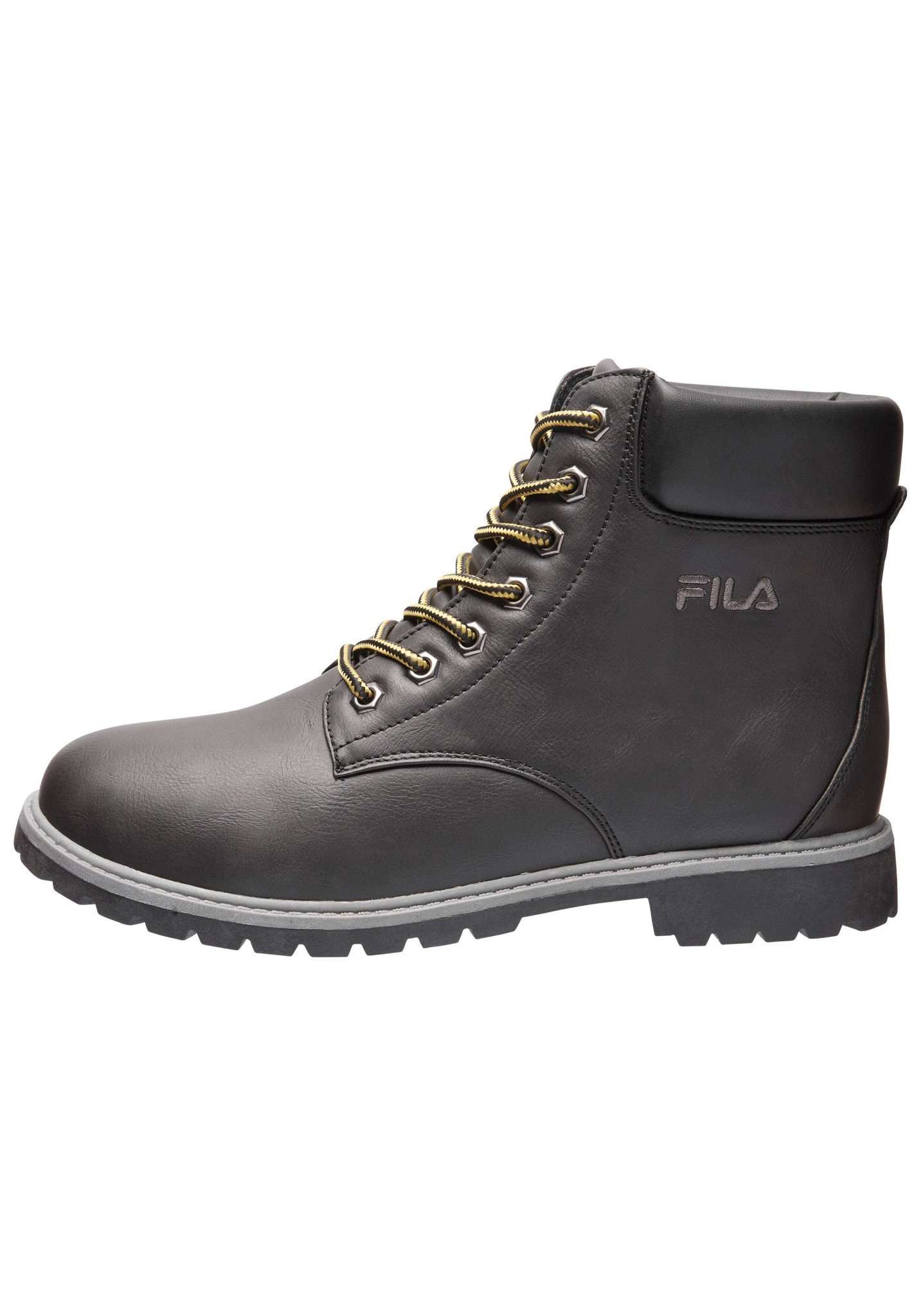 Maverick Mid Wmn in Black-Black lace-up ankle boots Fila   