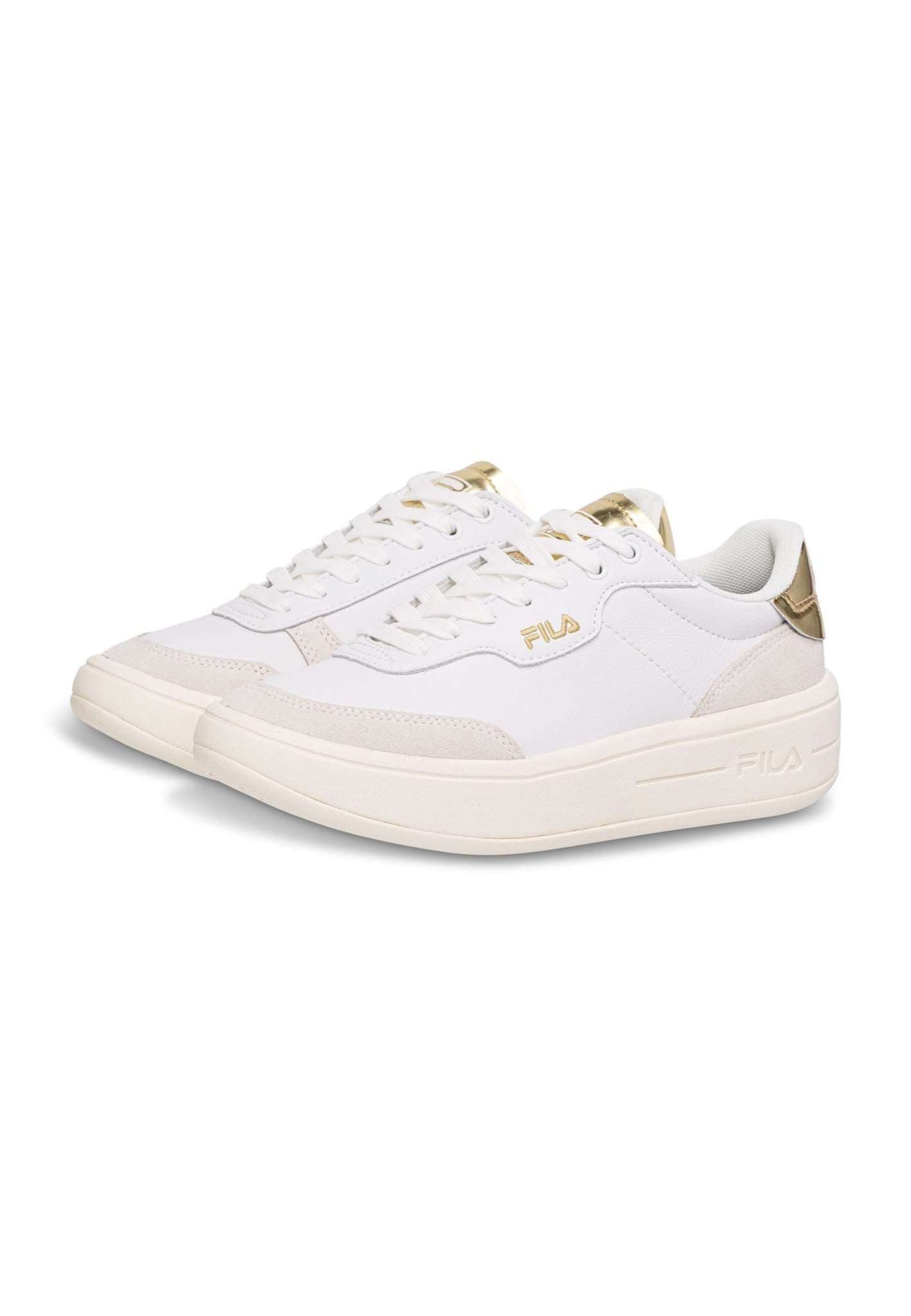 Fila Premium F Wmn in White-Gold Sneakers Fila   