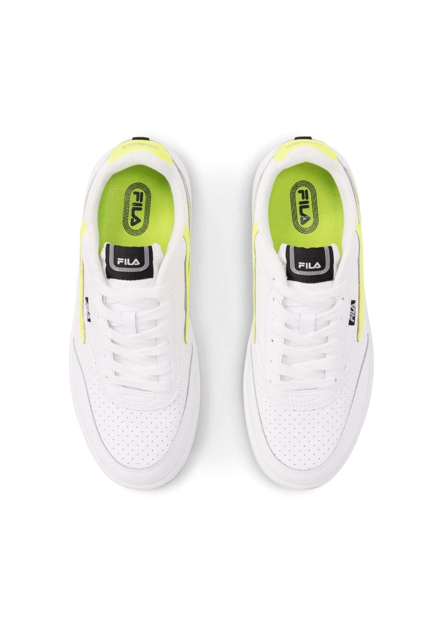 Fila Sevaro Wmn in White-Safety Yellow Sneakers Fila   