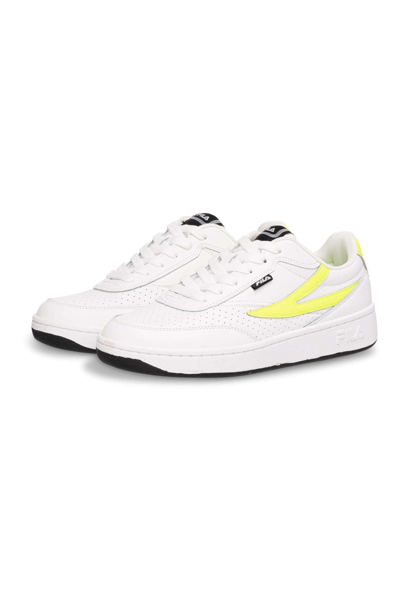 Fila Sevaro Wmn in White-Safety Yellow Sneakers Fila   