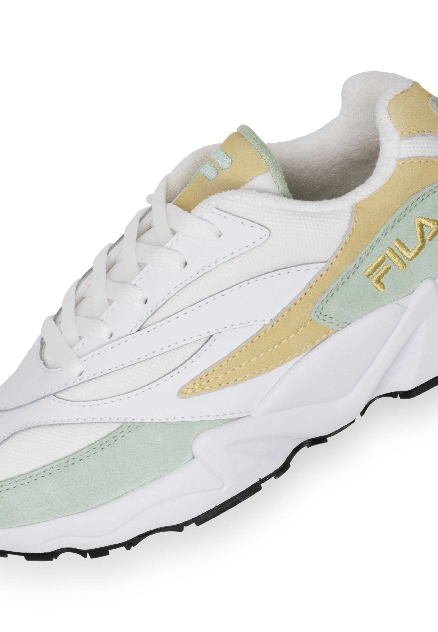 V94M Wmn in White-Smoke Green Sneakers Fila   