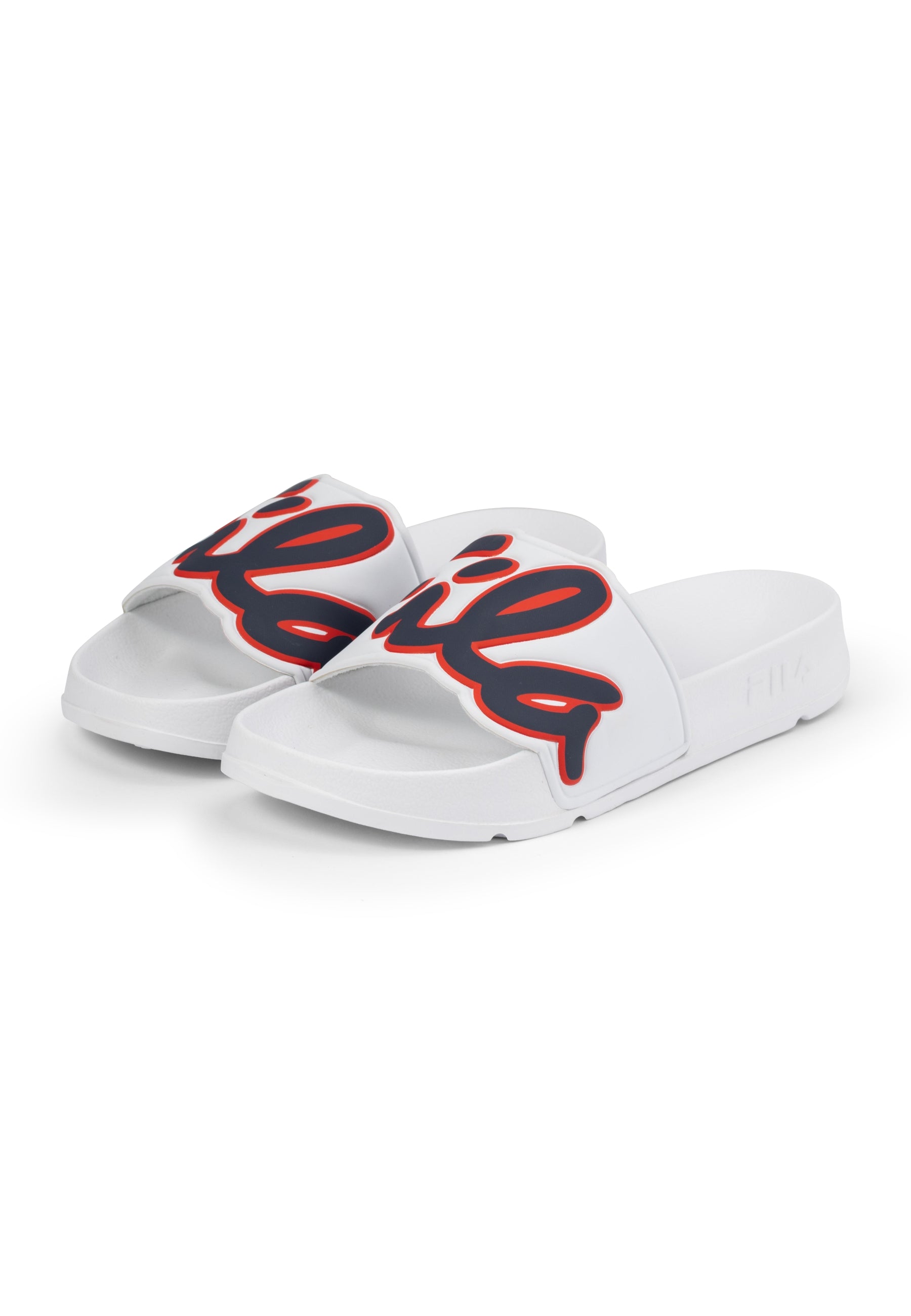 Scritto Slipper Wmn in White-Fila Navy Slippers Fila   