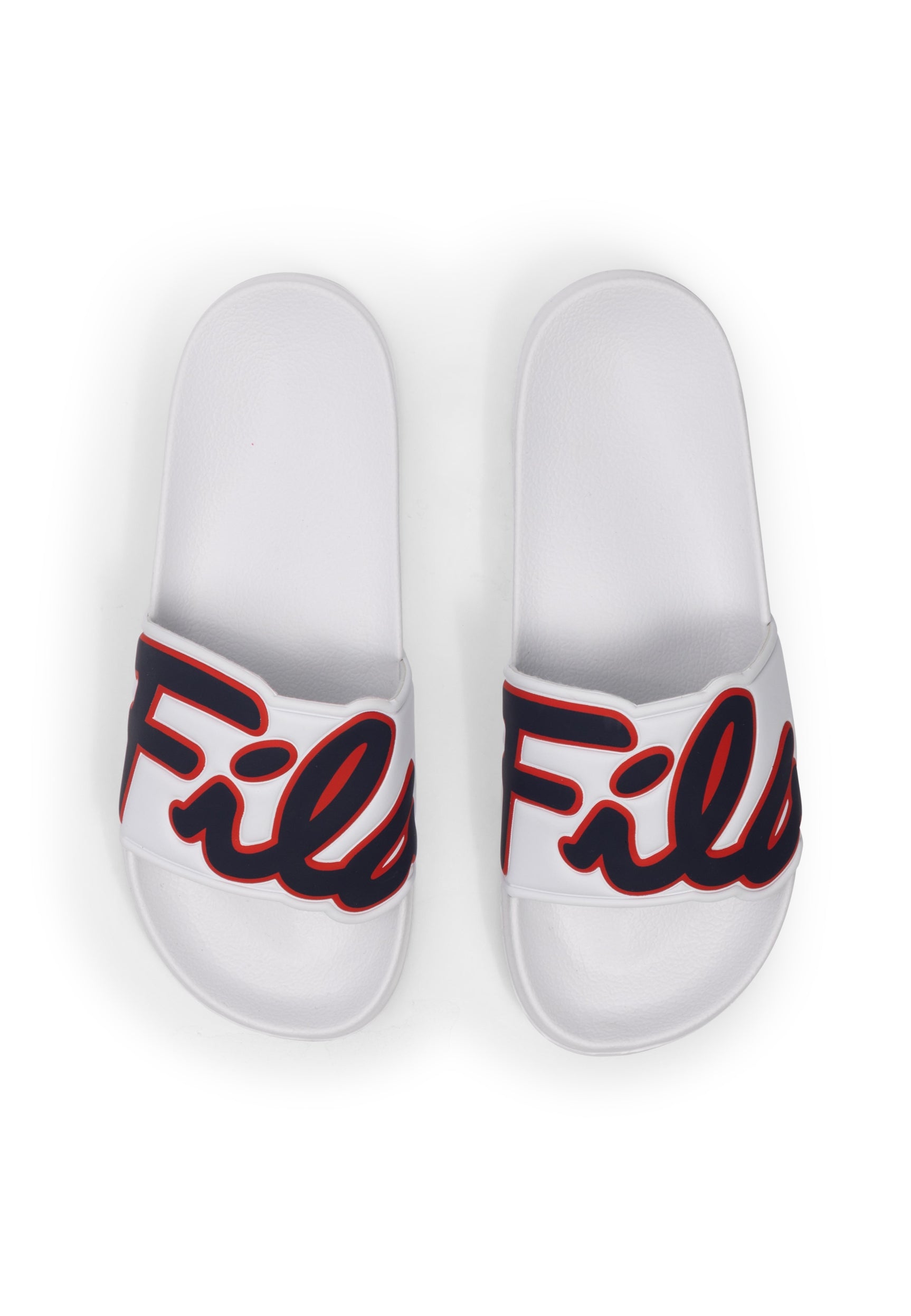 Scritto Slipper Wmn in White-Fila Navy Slippers Fila   