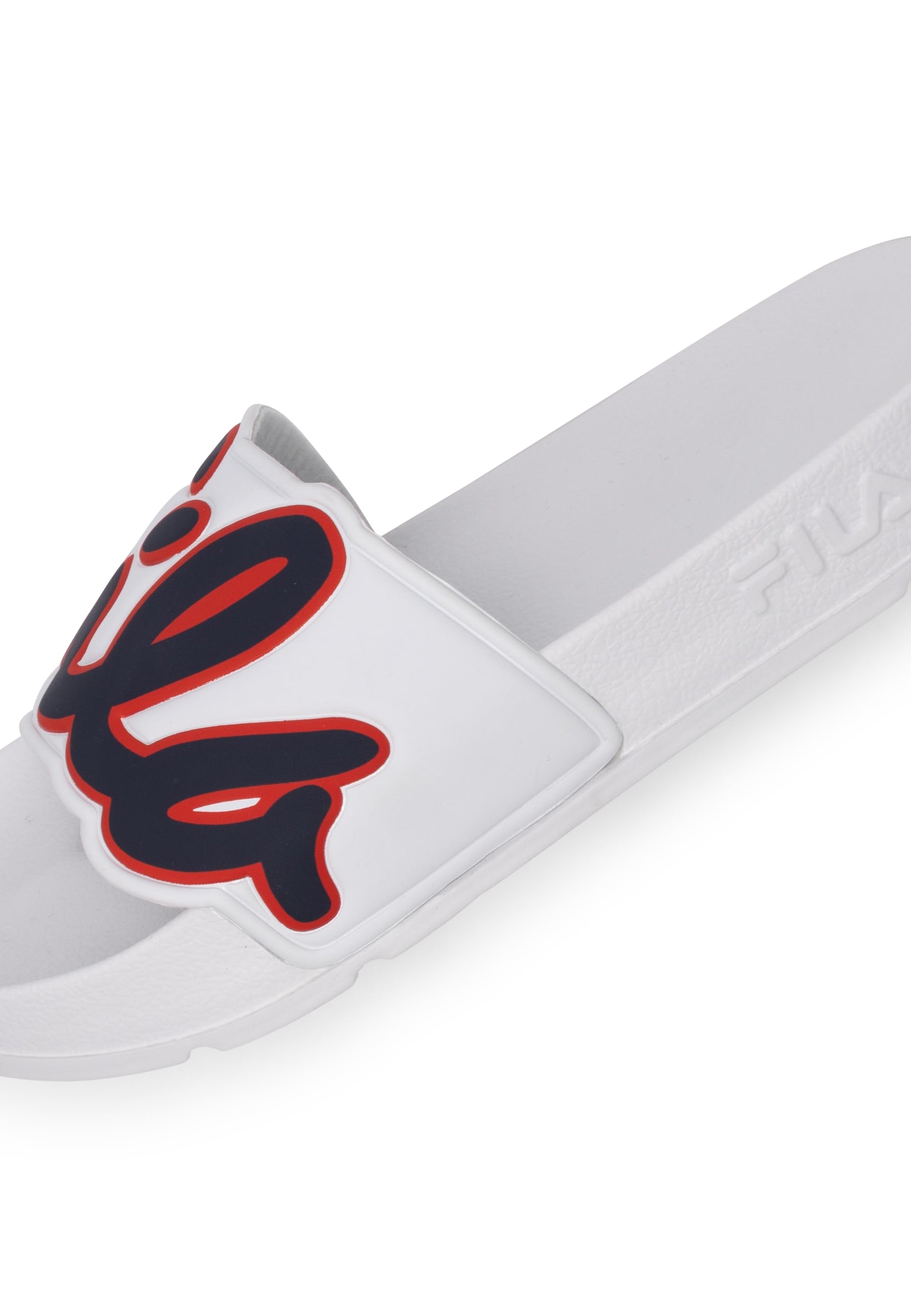 Scritto Slipper Wmn in White-Fila Navy Slippers Fila   