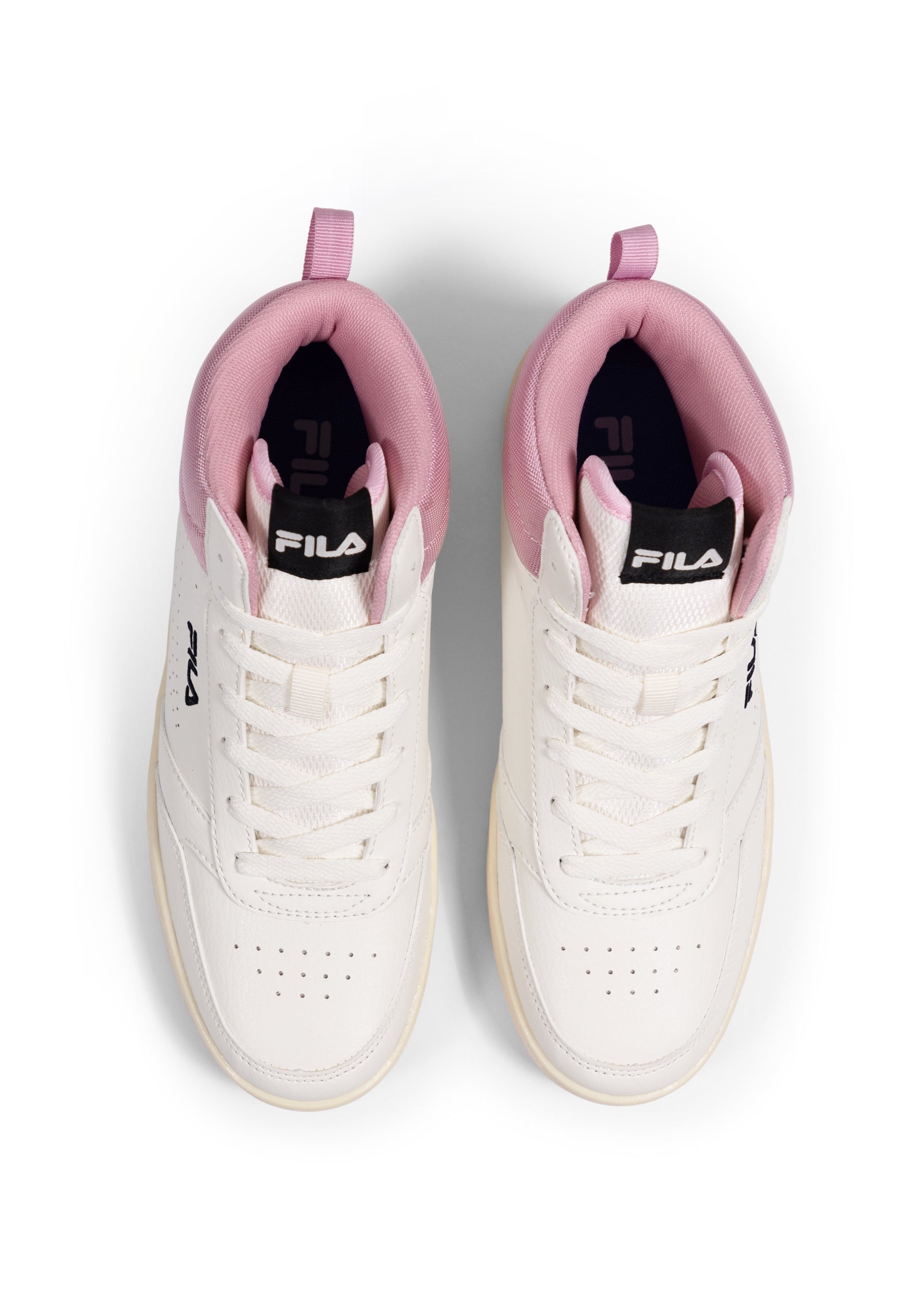 Rega Mid Wmn in Marshmallow-Pink Nectar Sneakers Fila   