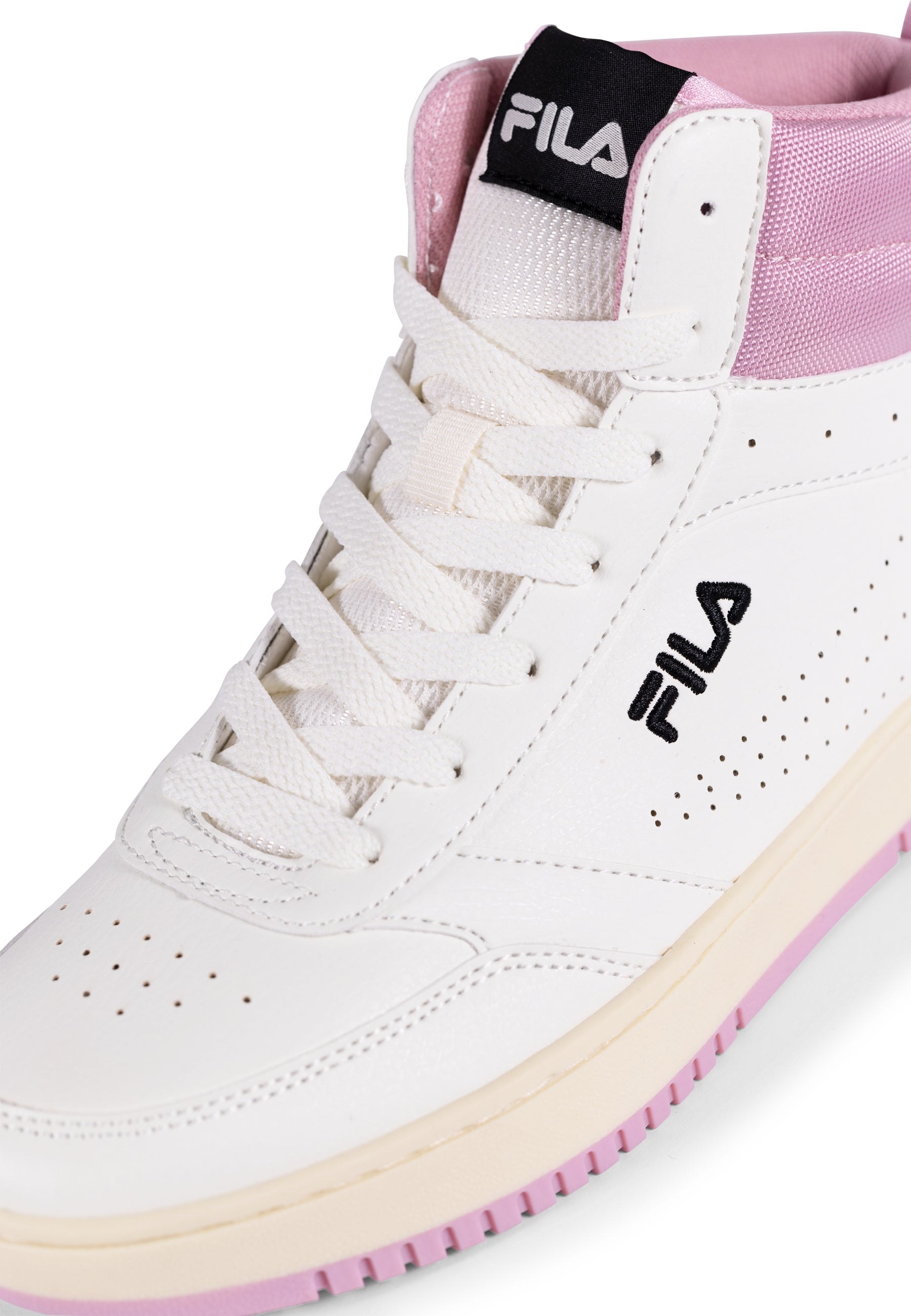 Rega Mid Wmn in Marshmallow-Pink Nectar Sneakers Fila   