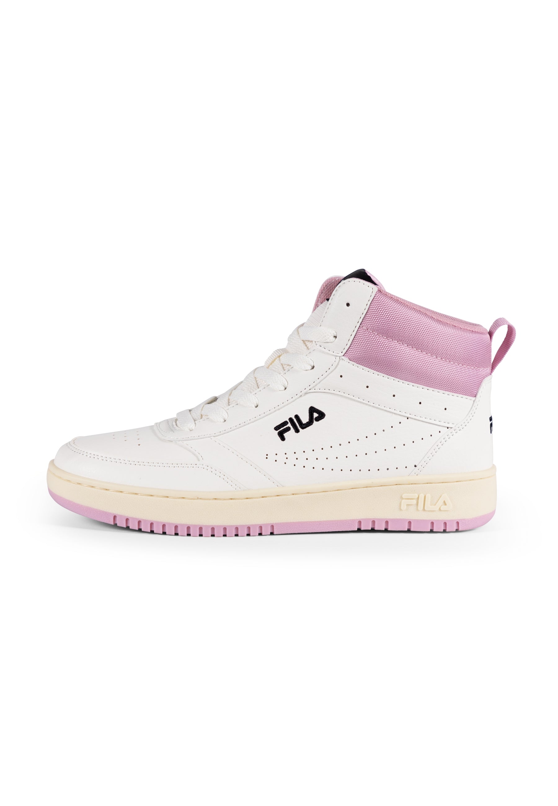 Rega Mid Wmn in Marshmallow-Pink Nectar Sneakers Fila   