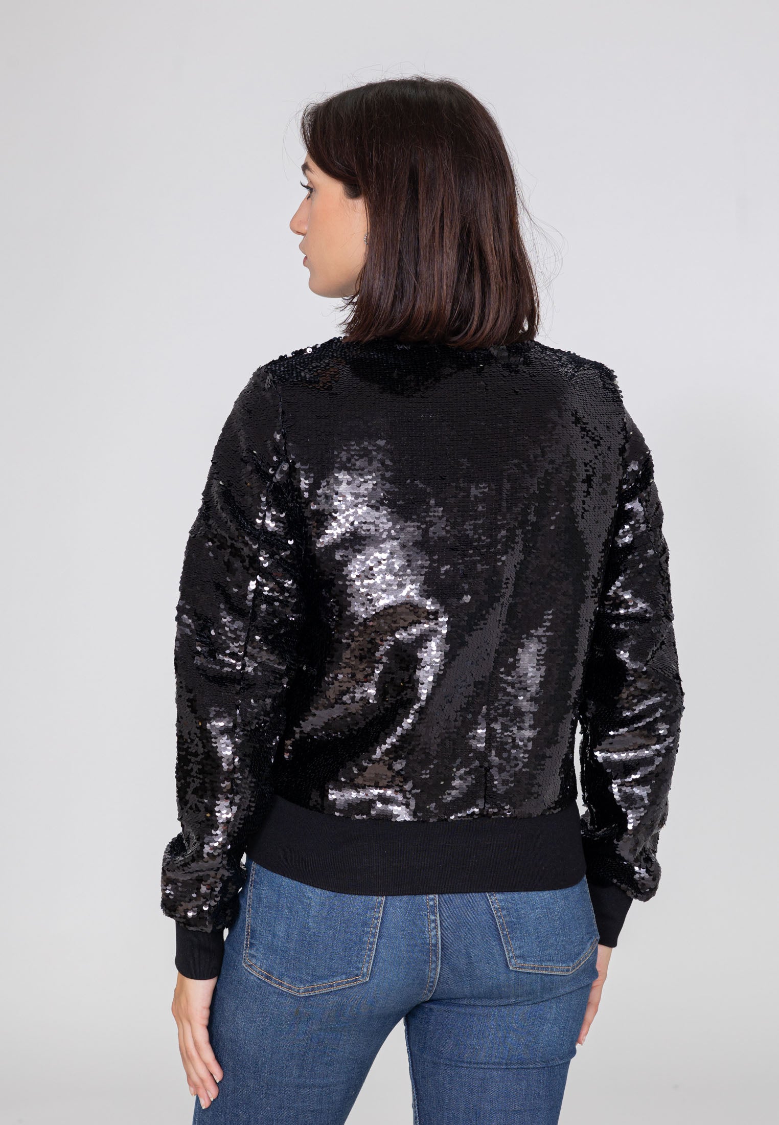 Glitter W bomber jacket in Black Jackets Bombers Original   