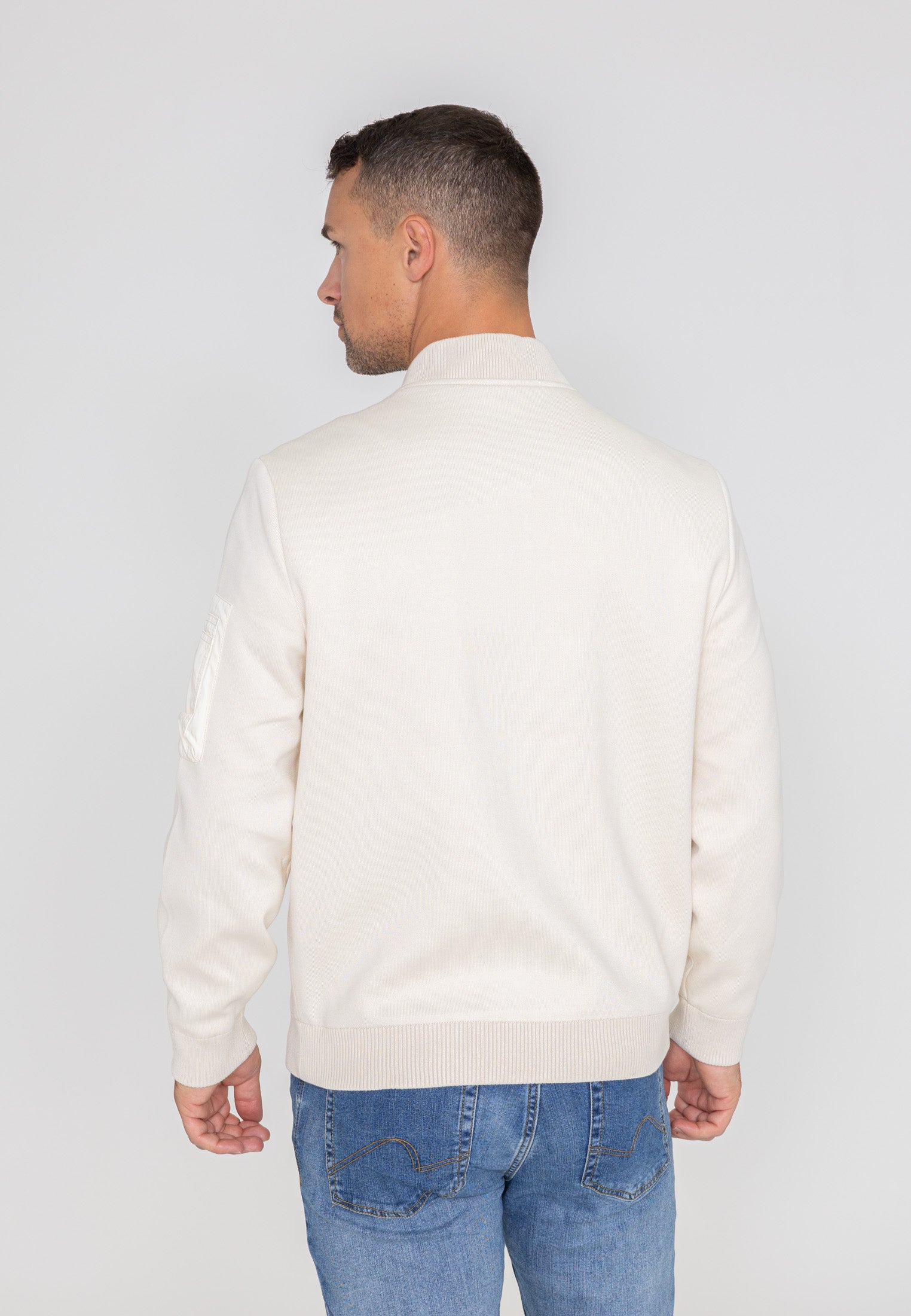 Hays M Bomber jacket in Cream Jackets Bombers Original   