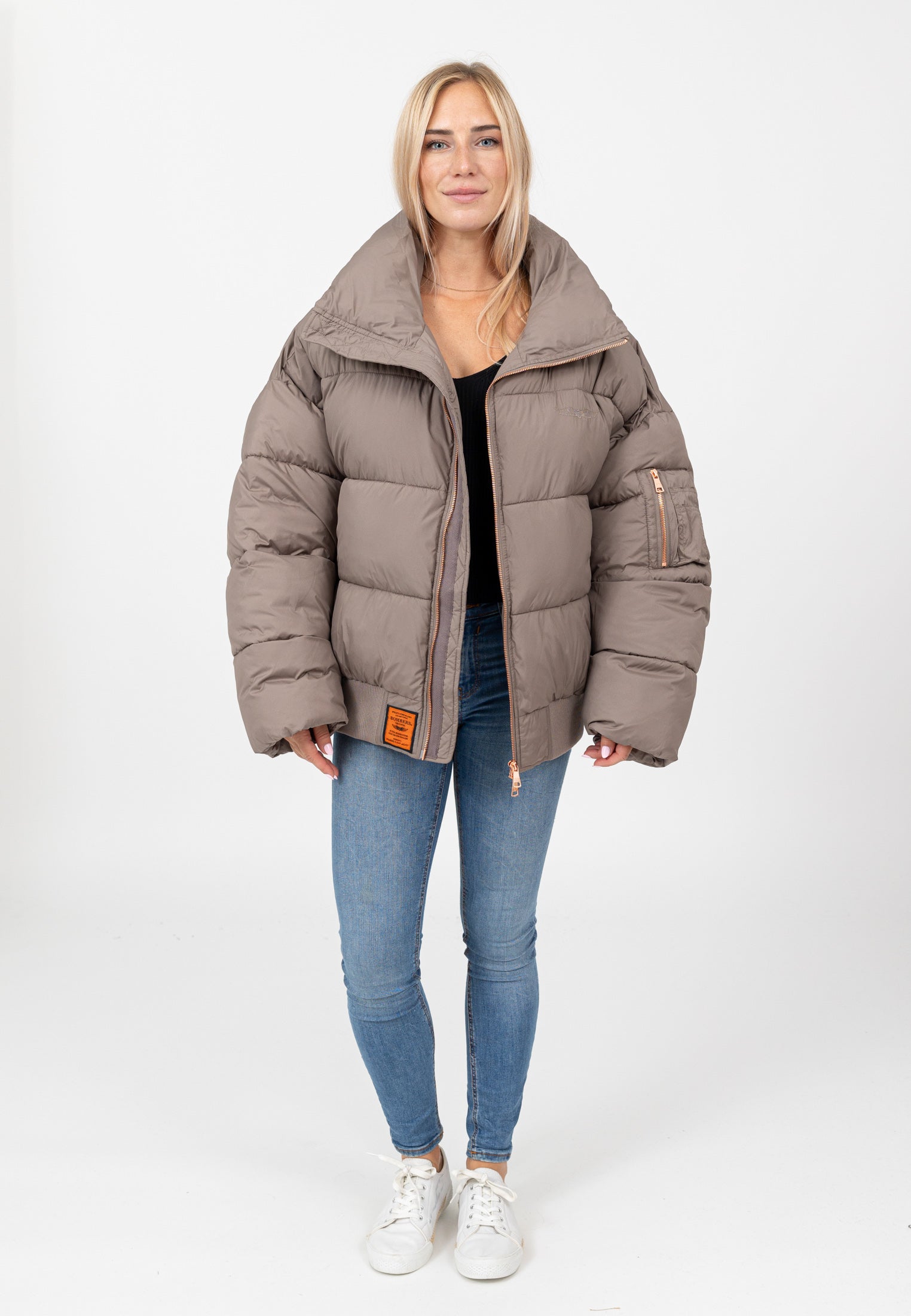 Hill-W in Taupe Jackets Bombers Original