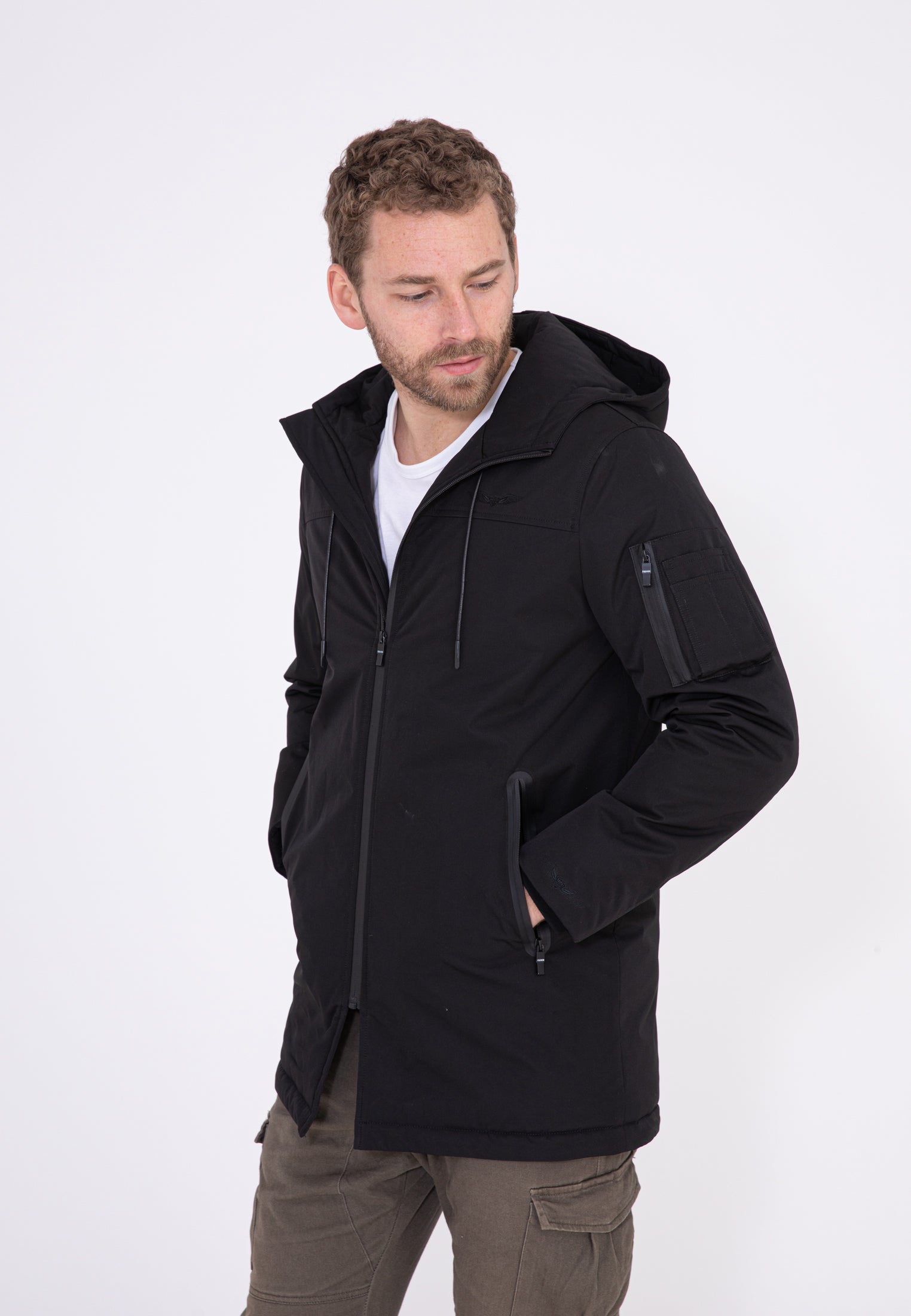 Iowa M down jacket in Black Jackets Bombers Original   