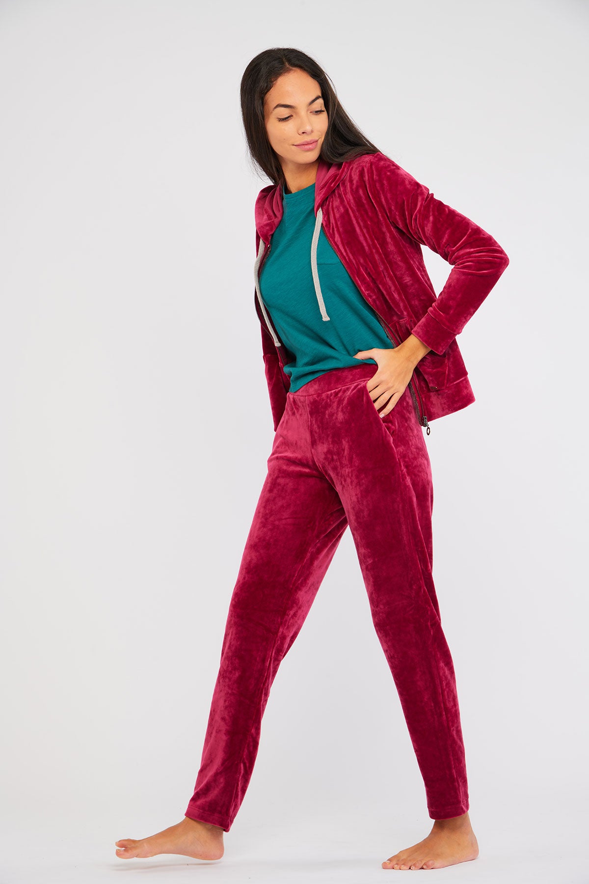 KEENAN-SEALAKE sweatpants in cassis pants Banana Moon   