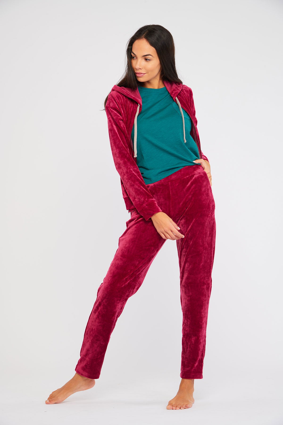 KEENAN-SEALAKE sweatpants in cassis pants Banana Moon   