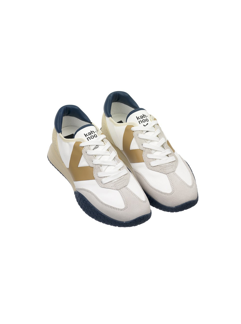 Ambassador in White/Beige/Navy Sneakers Keh-Noo   