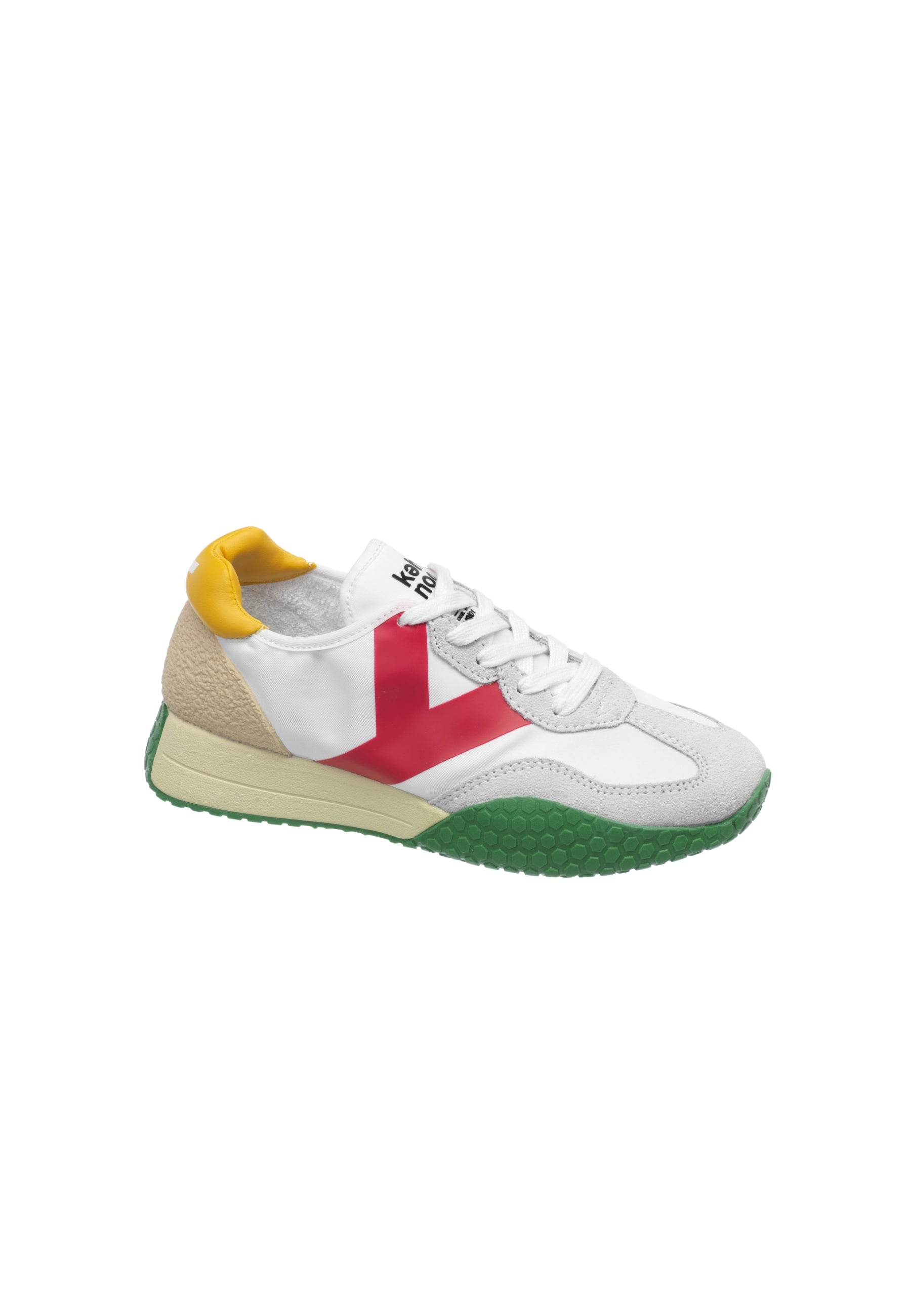 Ambassador in White/Fuxia/Yellow Sneakers Keh-Noo   