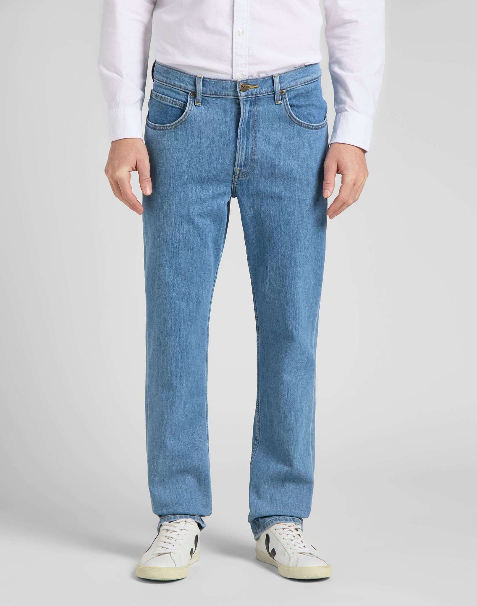 Brooklyn Straight in Light Stone Jeans Lee   