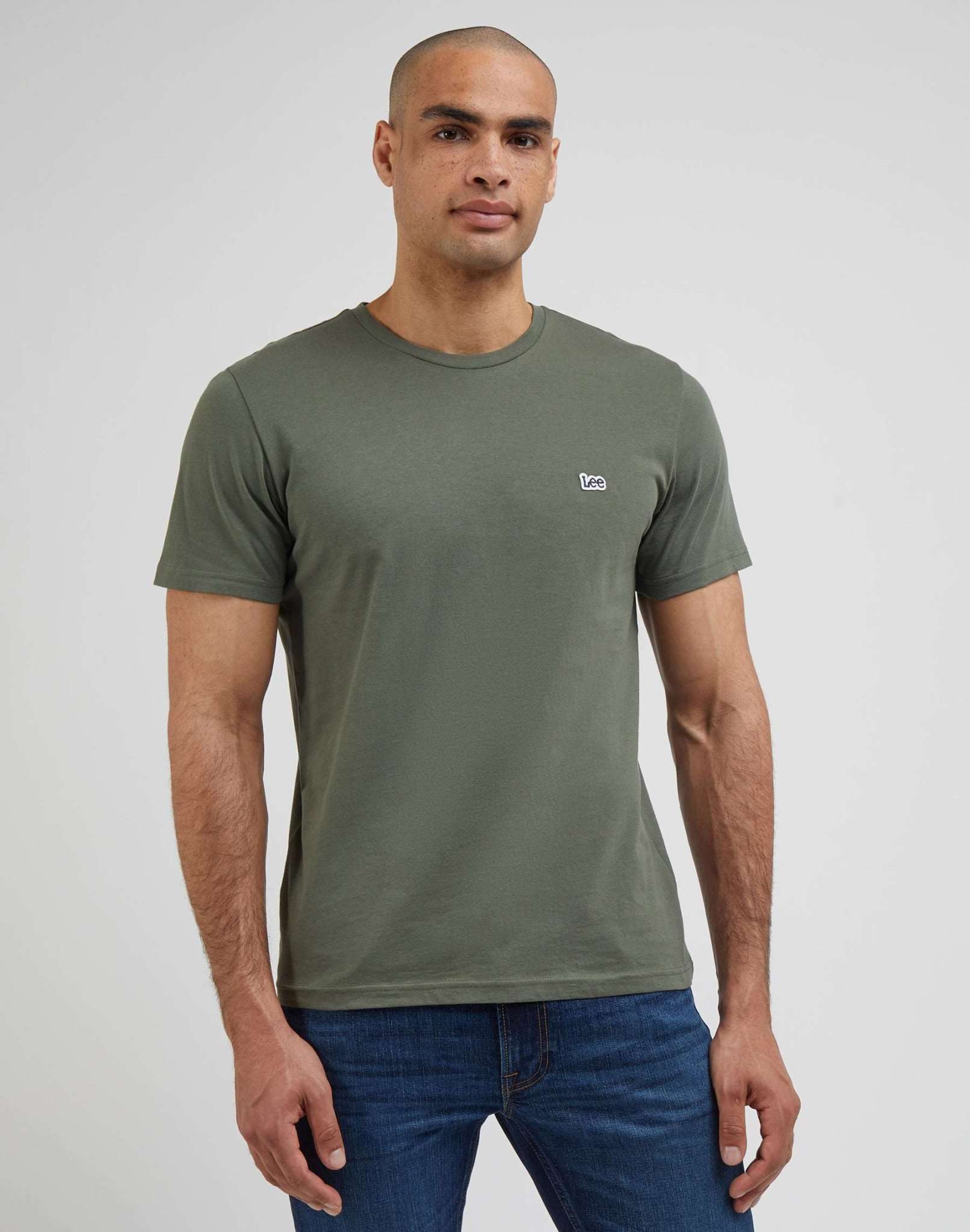 Patch Logo Tee in Olive Grove T-Shirts Lee   