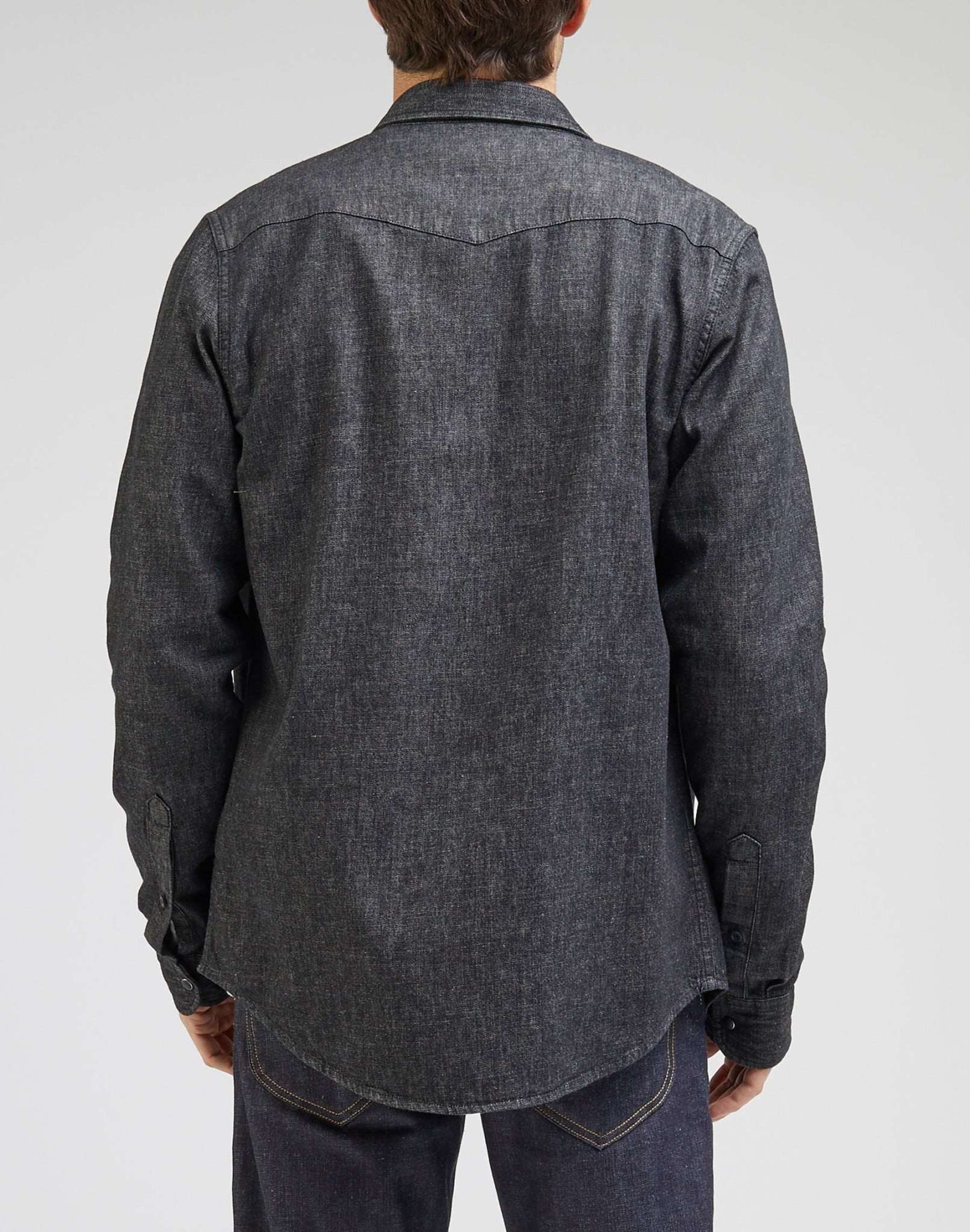 Regular Western Shirt in Washed Black Shirts Lee   