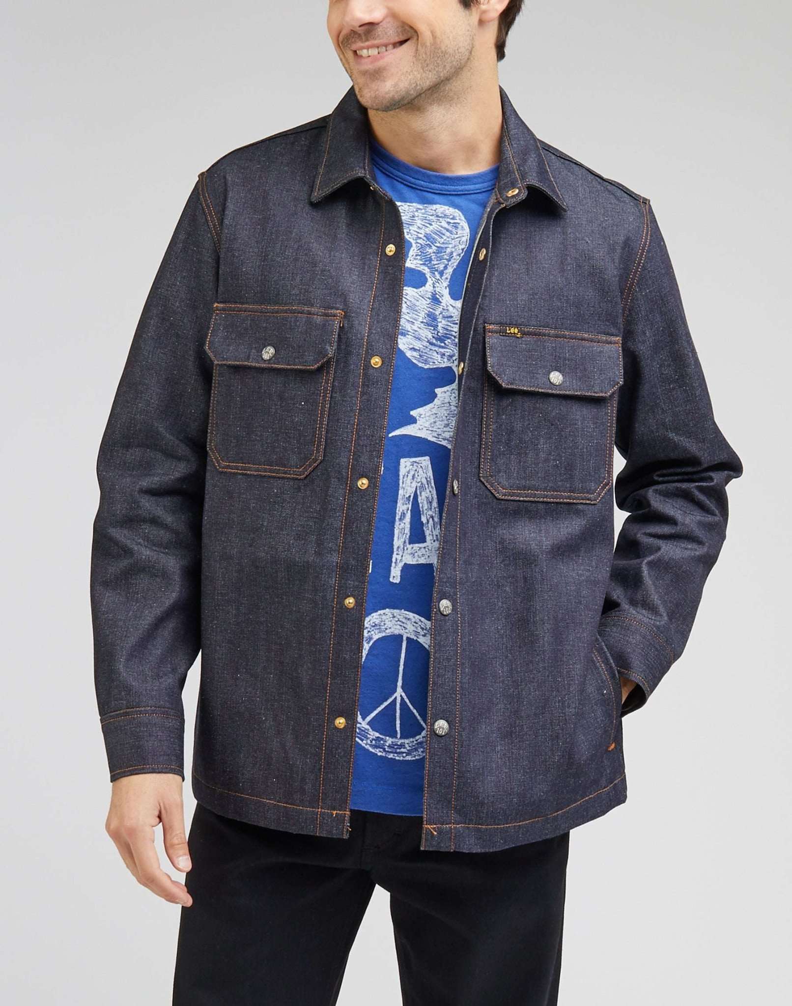 101 Denim Overshirt in Dry Jackets Lee   