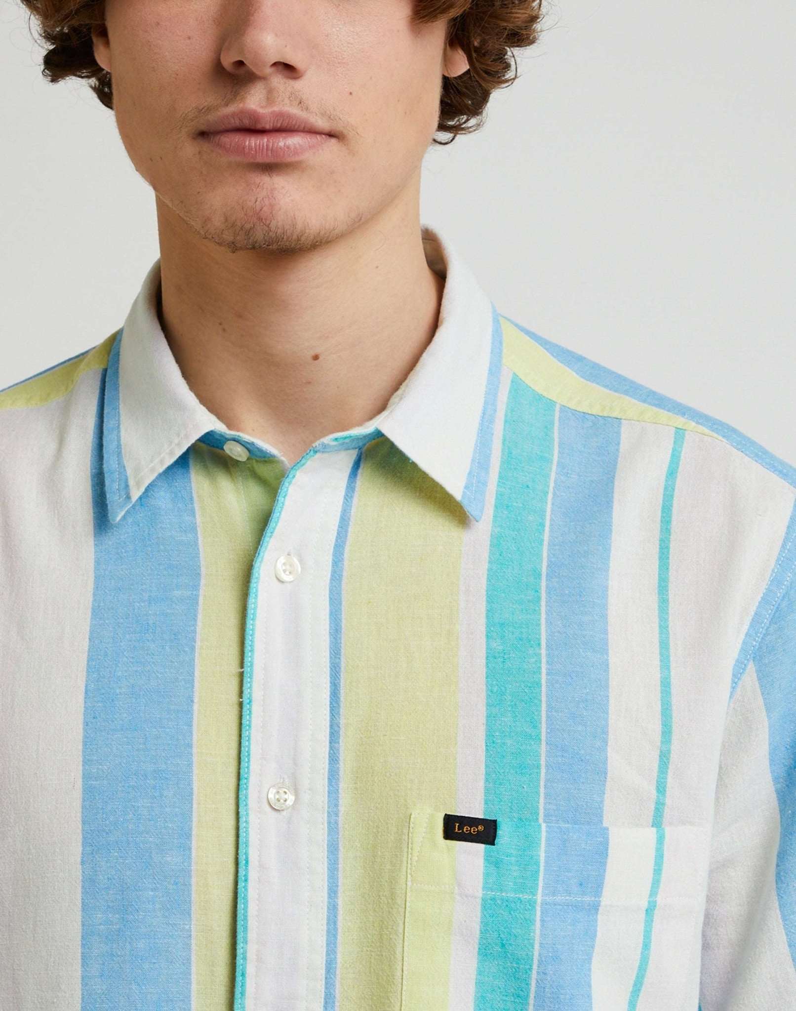 Loose Pocket Shirt in Brimstone Shirts Lee   