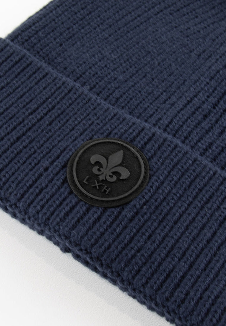 Bonnet Maille Épaisse in Navy Caps LXH   