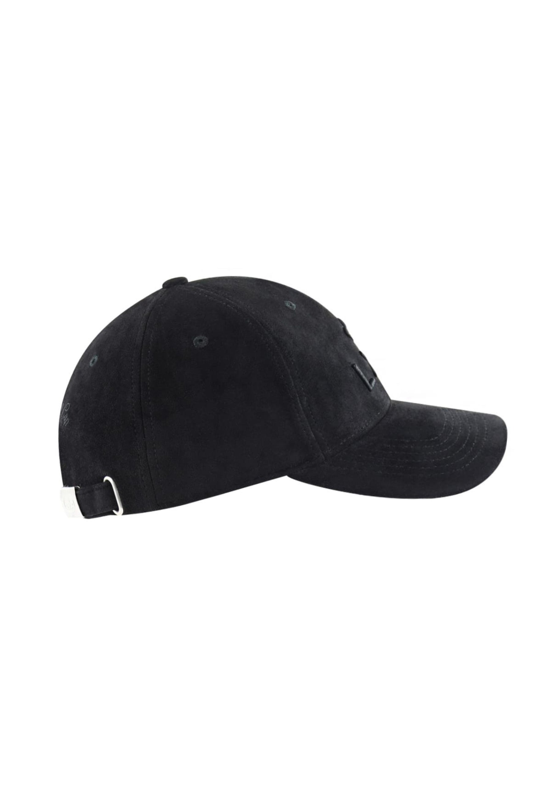 Casquette Suédine in Noir Caps LXH   