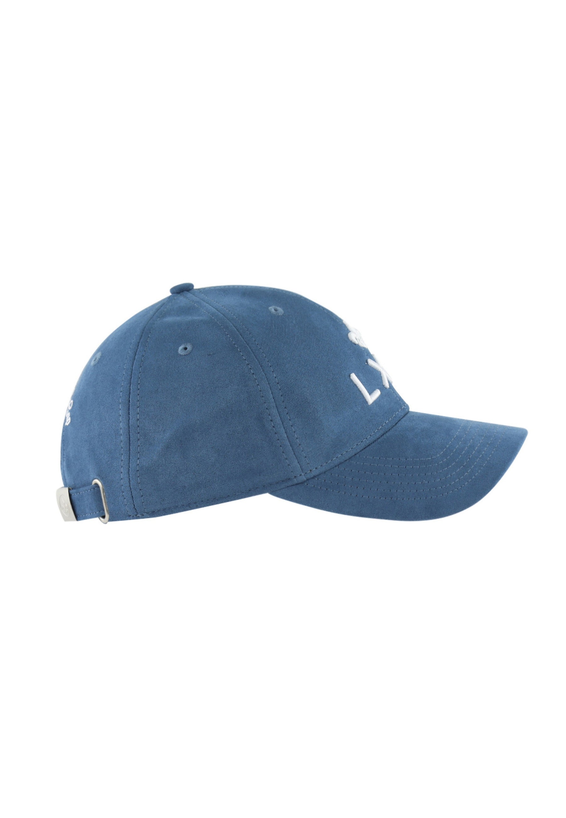 Casquette Suédine in Bleu Canard Caps LXH   