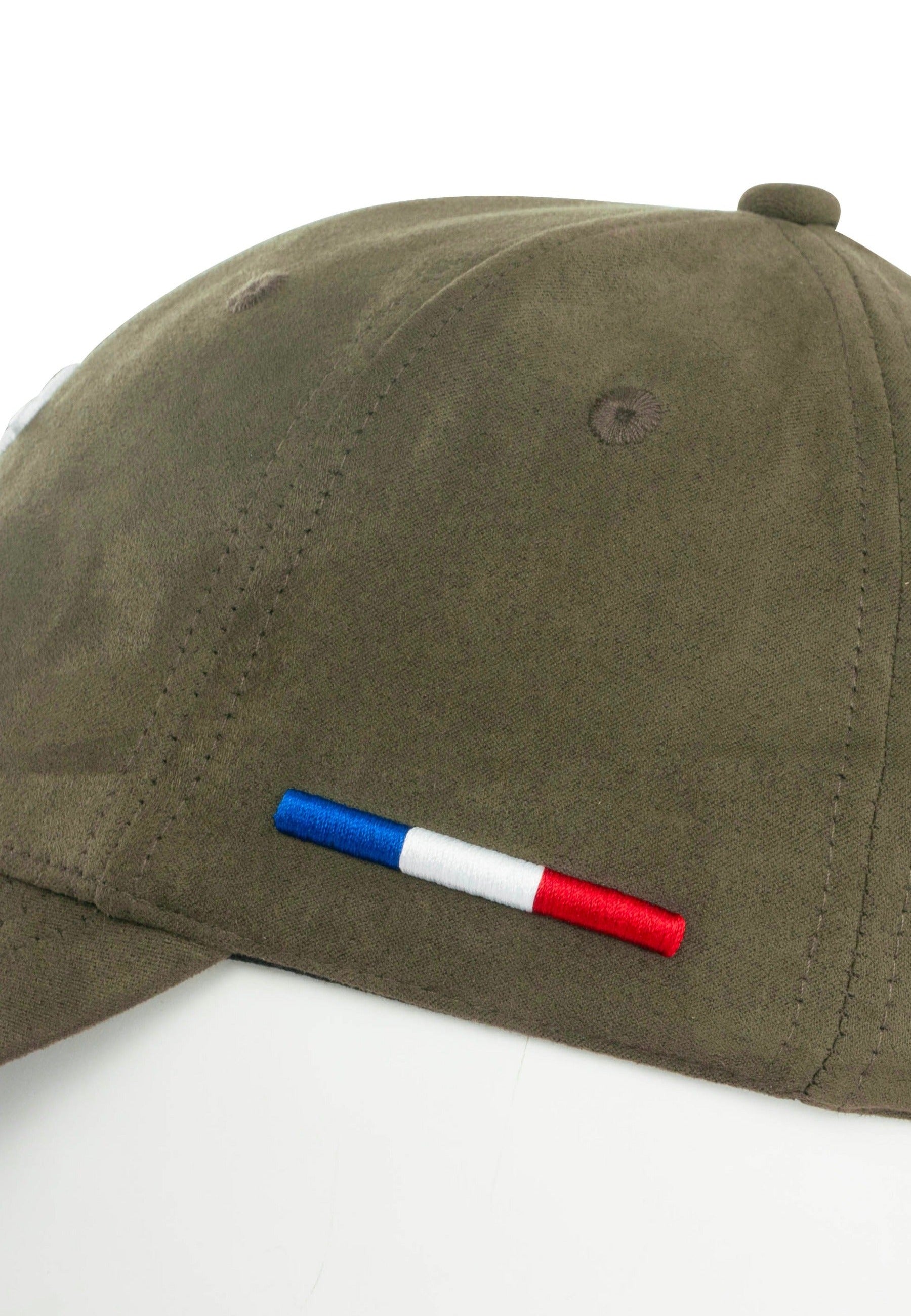 Casquette Suédine - Genève in Kaki Caps LXH   