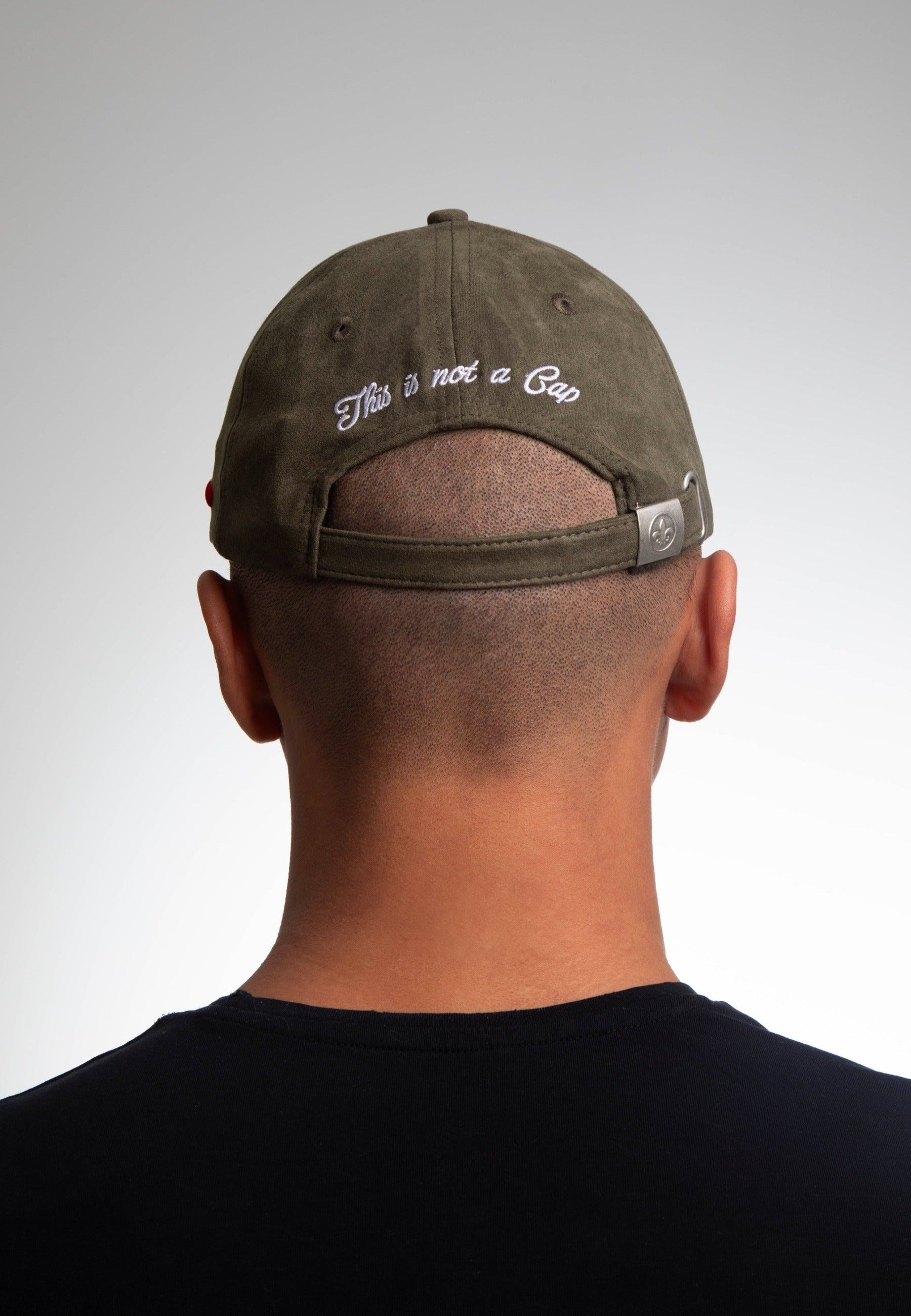 Casquette Suédine - Genève in Kaki Caps LXH   